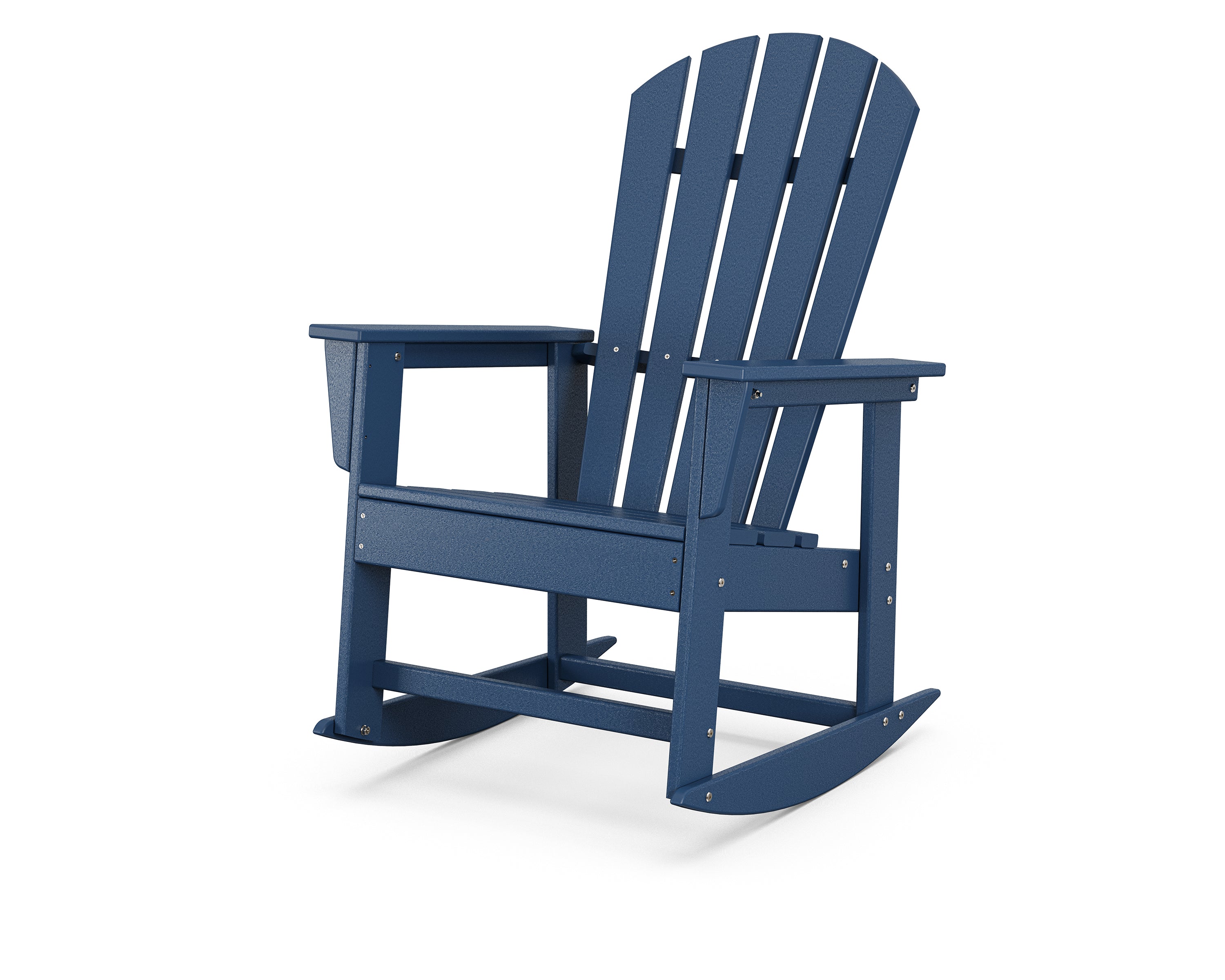 POLYWOOD South Beach Rocker - Durable Outdoor Rocking Chair for Patio, Garden, Poolside - All-Weather Resin Wicker Furniture - Perfect for Relaxing & Lounging