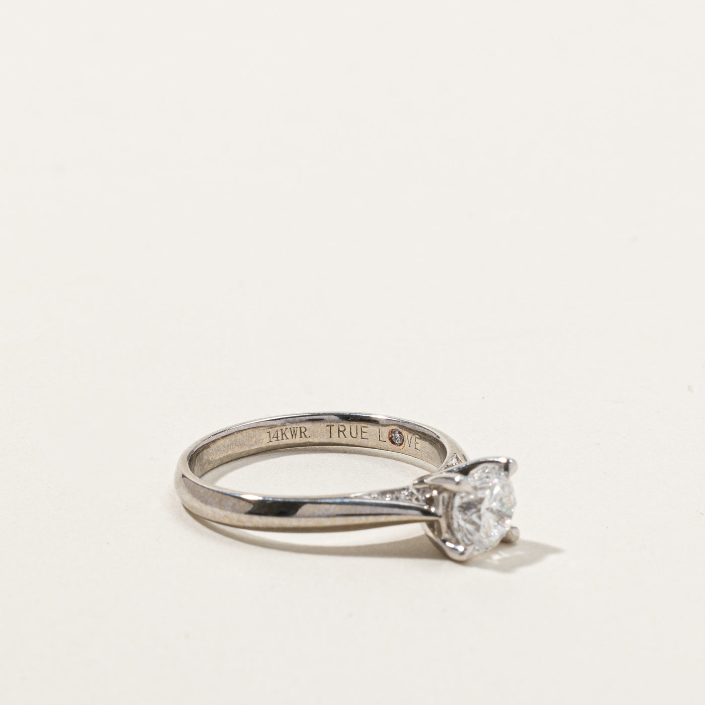 1.04ctw Diamond Engagement Ring for Women - High Set I1 E/F Clarity, Size 7.75 - Perfect for Proposals & Anniversaries
