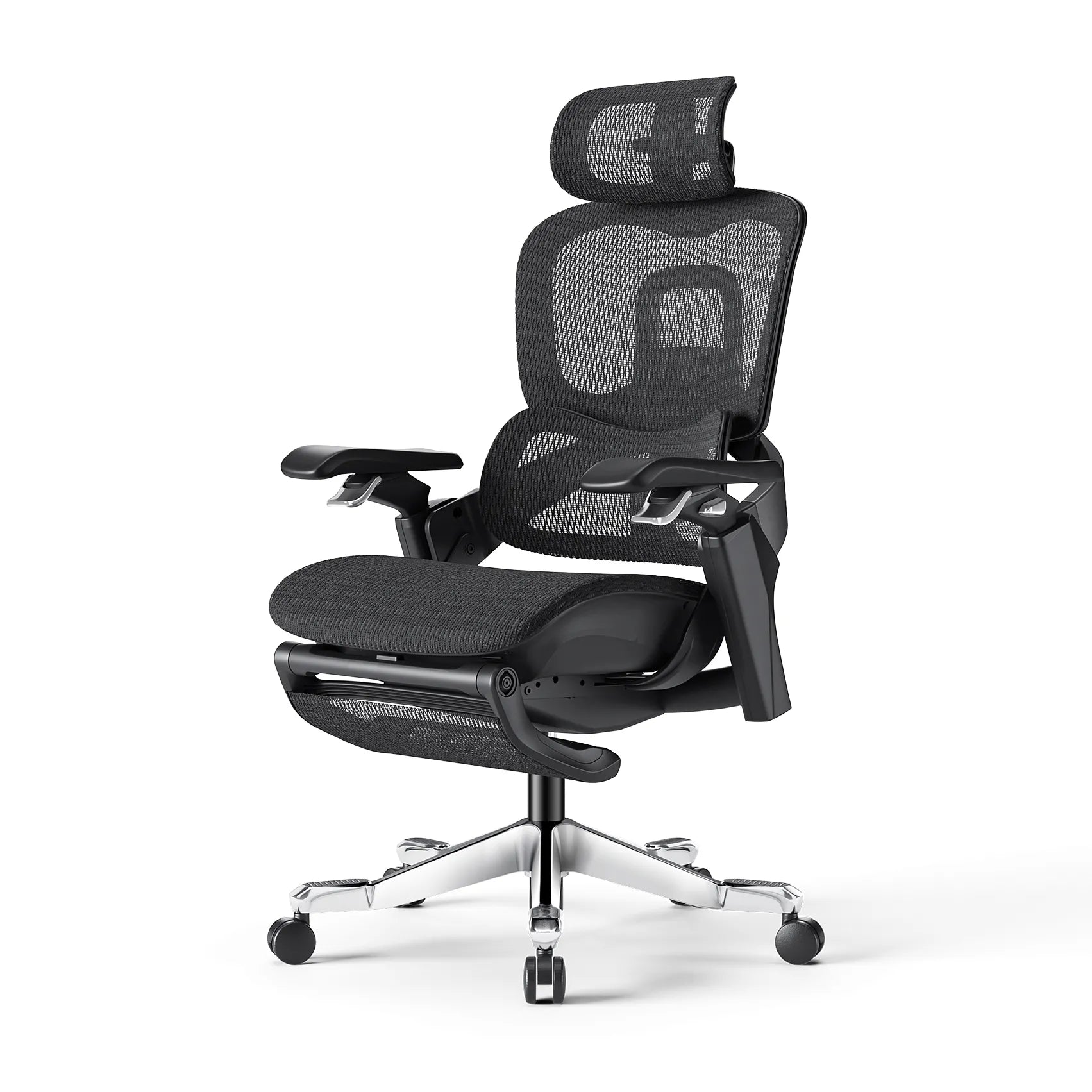 Elli Ergonomic Office Chair - Adjustable Lumbar Support & Breathable Mesh Back - Home & Office Desk Chair for Long Hours Sitting - Perfect for Work, Gaming & Study