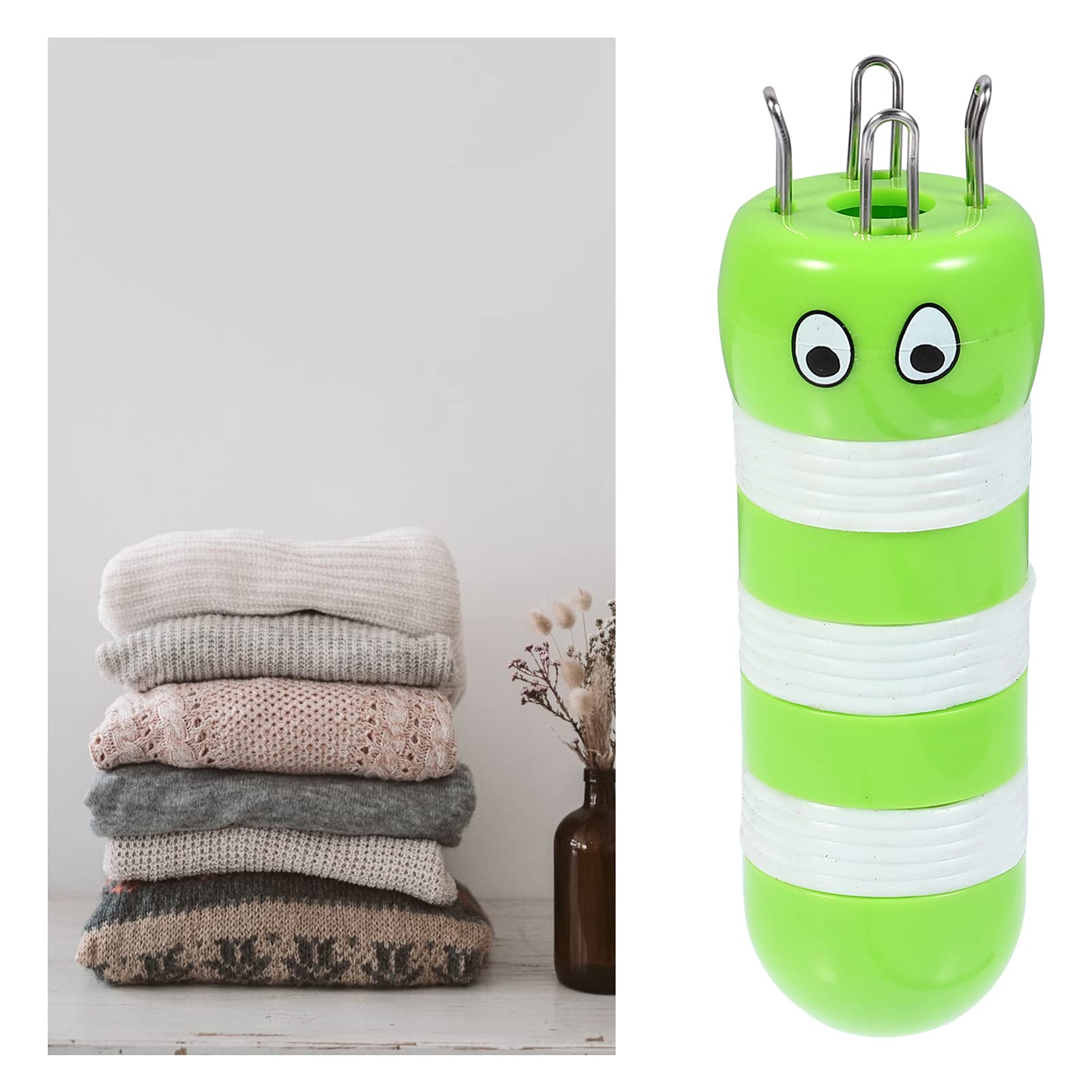 French Knitting Doll - Plastic Knitting Spool for Yarn & Wool | DIY Loom Rope Braided Maker | Handy Knitting Tool for Craft & DIY Projects | Perfect for Scarf, Bracelet & Home Decor (Green)