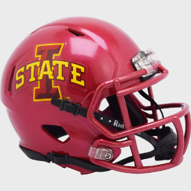 Iowa State Cyclones Riddell Speed Mini Helmet - Authentic College Football Collectible - Perfect for Display, Gifts, and Fan Decor