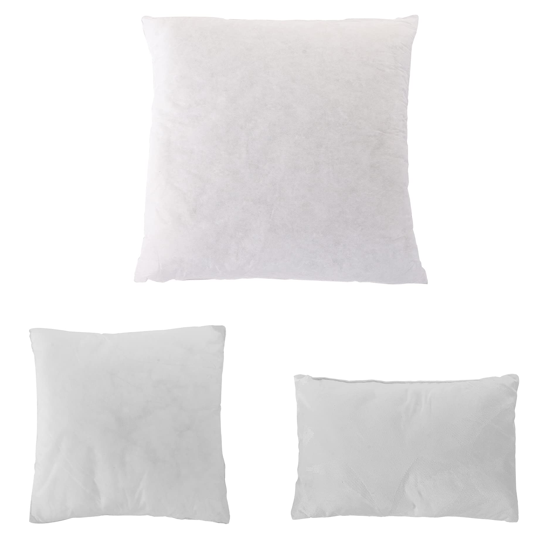 Hypoallergenic Decorative Throw Pillow Set - 60x60, 45x45 & 30x60cm Linen Cushion Covers with Bow for Sofa, Bedroom & Living Room Decor