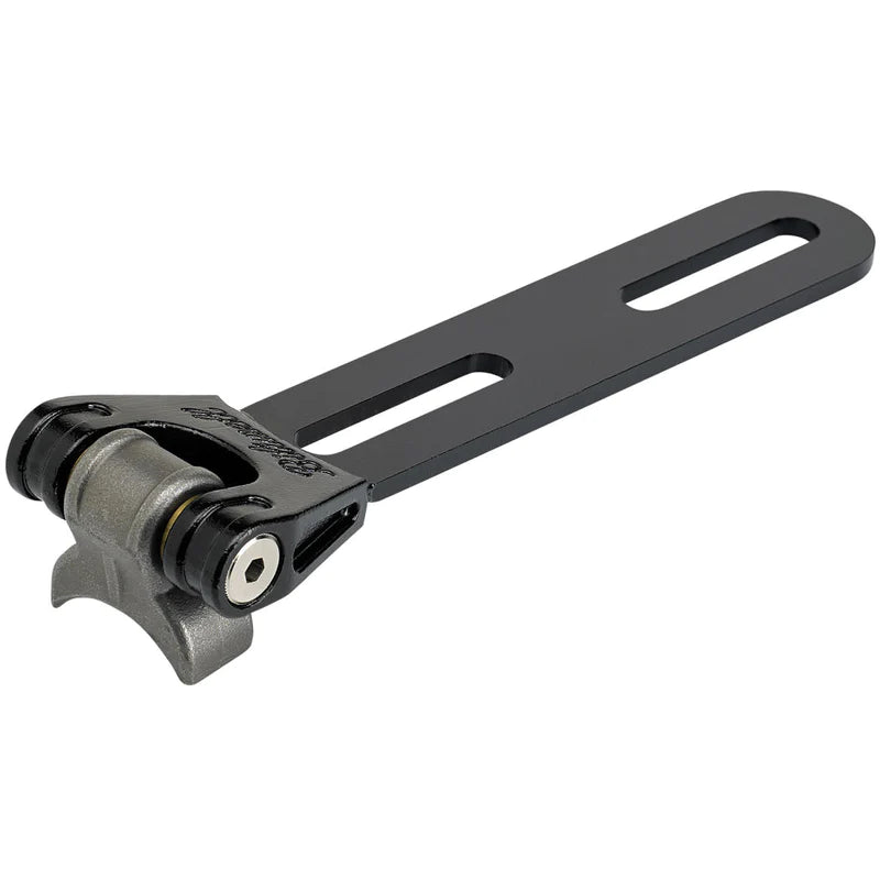 Bitwell Chromoly Seat Hinge - Heavy Duty Black Motorcycle Seat Bracket for Harley, Honda, Yamaha - Perfect for Custom Bike Builds & Seat Upgrades