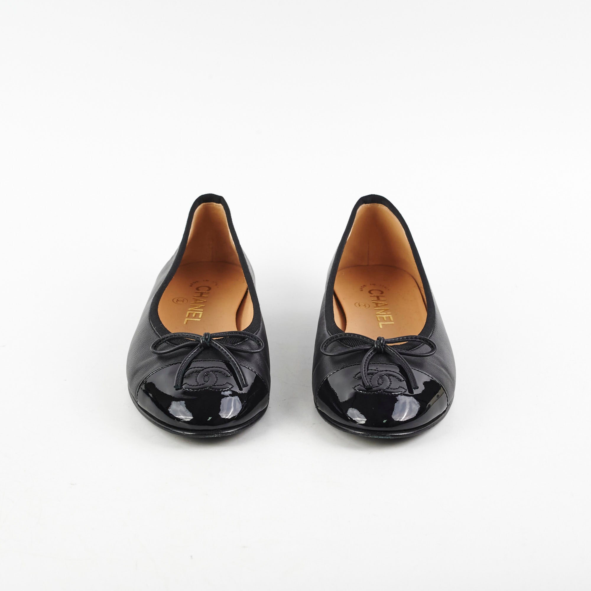 Chanel Black Ballet Flats for Women Size 36 - Classic Comfortable Shoes for Office, Party & Daily Wear