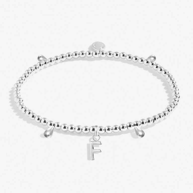 Joma Jewellery Alphabet 'F' Bracelet - Elegant Letter Charm Bracelet for Women | Perfect Gift for Birthdays, Anniversaries & Special Occasions