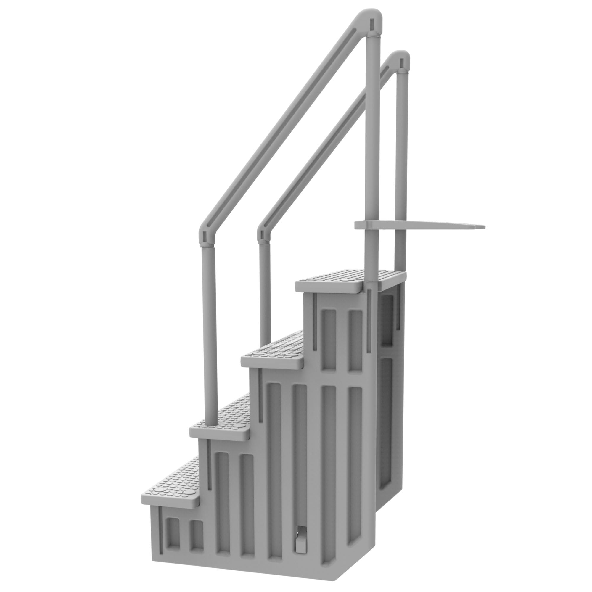 Doheny's Above Ground Pool Step - Heavy Duty Swimming Pool Ladder with Non-Slip Steps for Inground & Above Ground Pools - Perfect for Backyard, Vacation Homes & Community Pools