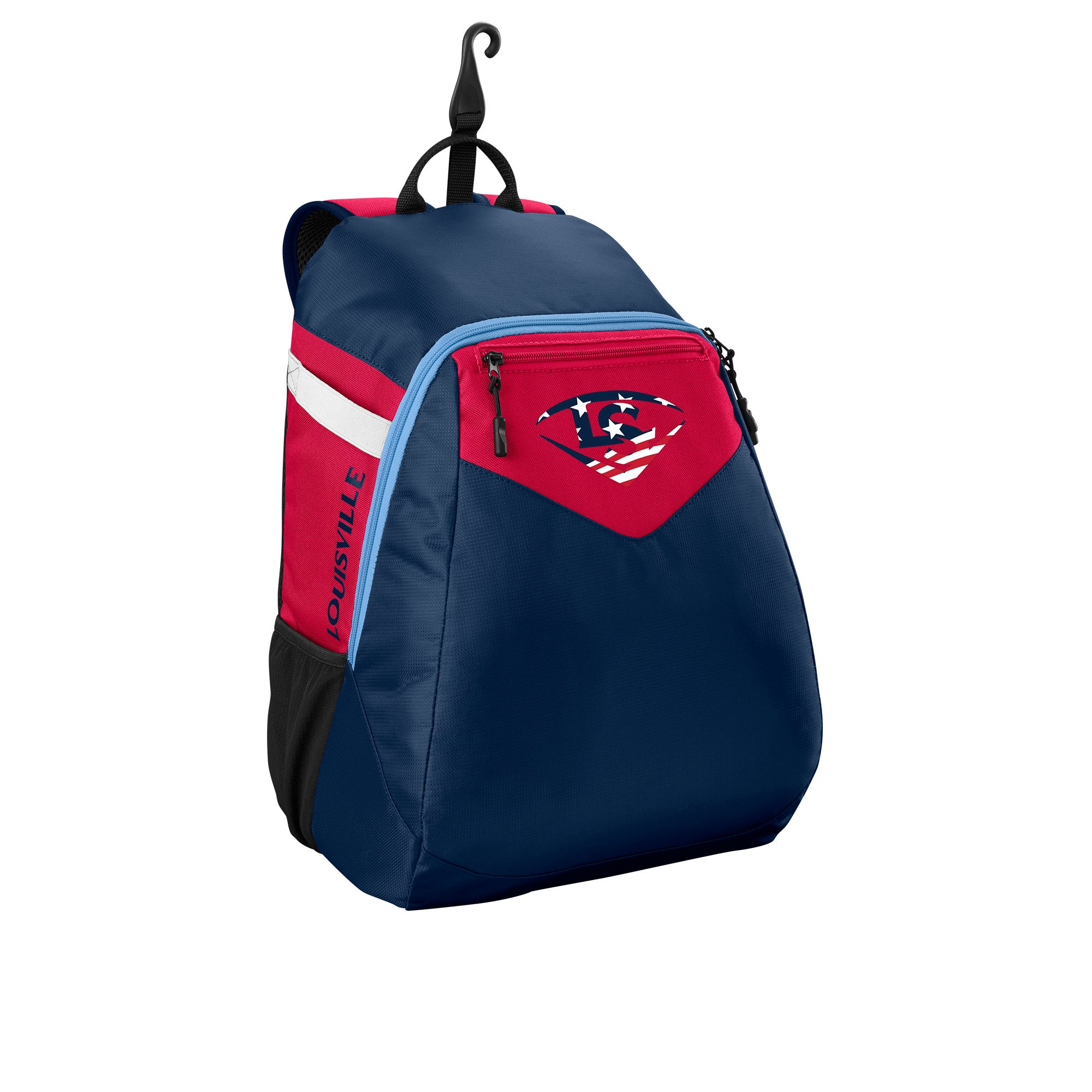Louisville Slugger Genuine V2 Youth Baseball Backpack - Lightweight Durable Stick Pack for Kids & Teens - Perfect for School, Sports Practice & Travel
