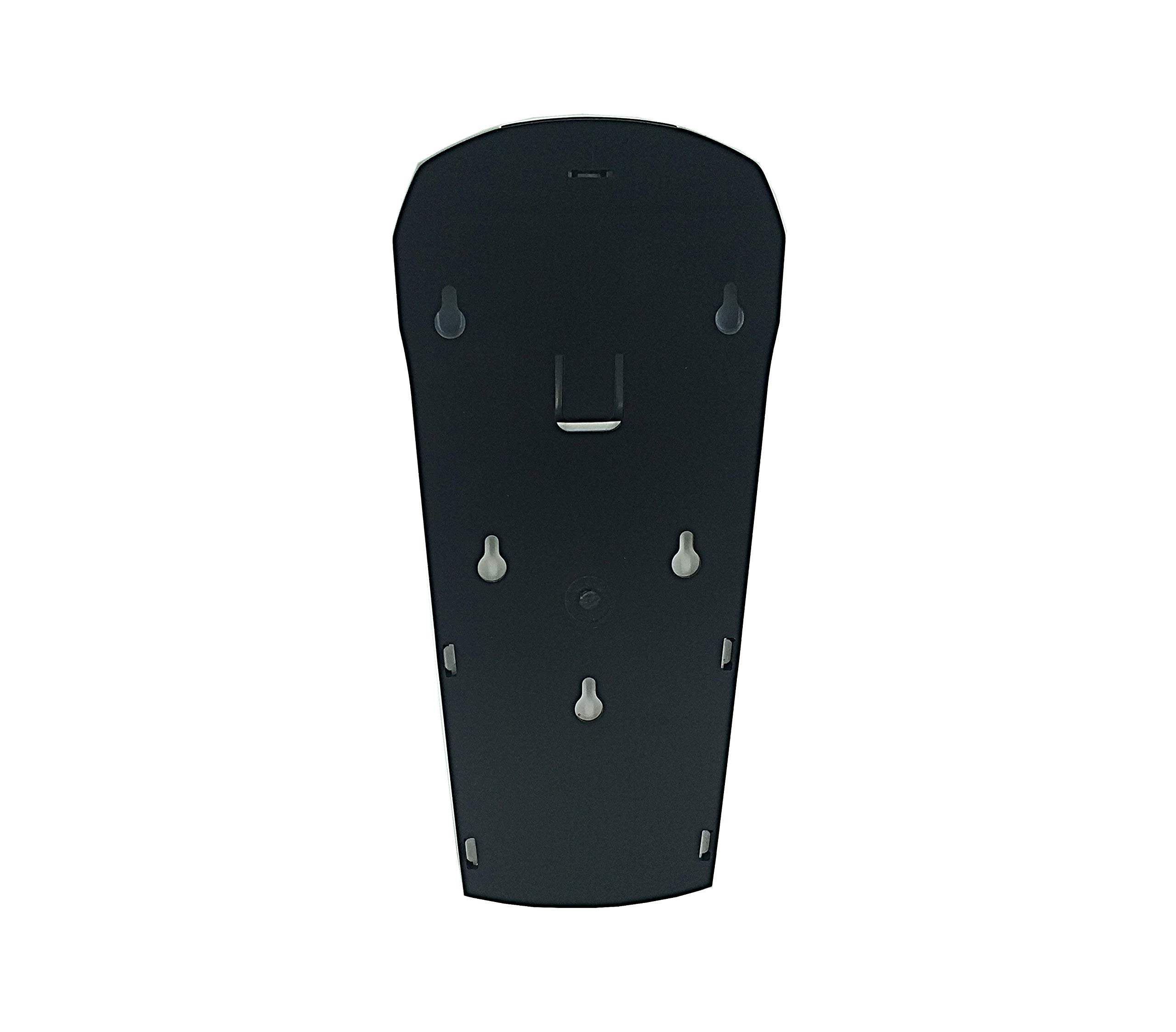 FixtureDisplays Automatic Hand Sanitizer Stand - Portable Touch-Free Dispenser with Adjustable Volume for Home, Office & Public Spaces - White (Model 10072-2D) | Ideal for Restrooms, Entrances, Retail Stores and Healthcare Facilities
