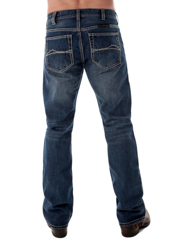 Men's Hooah Stretch Denim Jeans - Comfortable Slim Fit Casual Pants for Work, Outdoor & Daily Wear