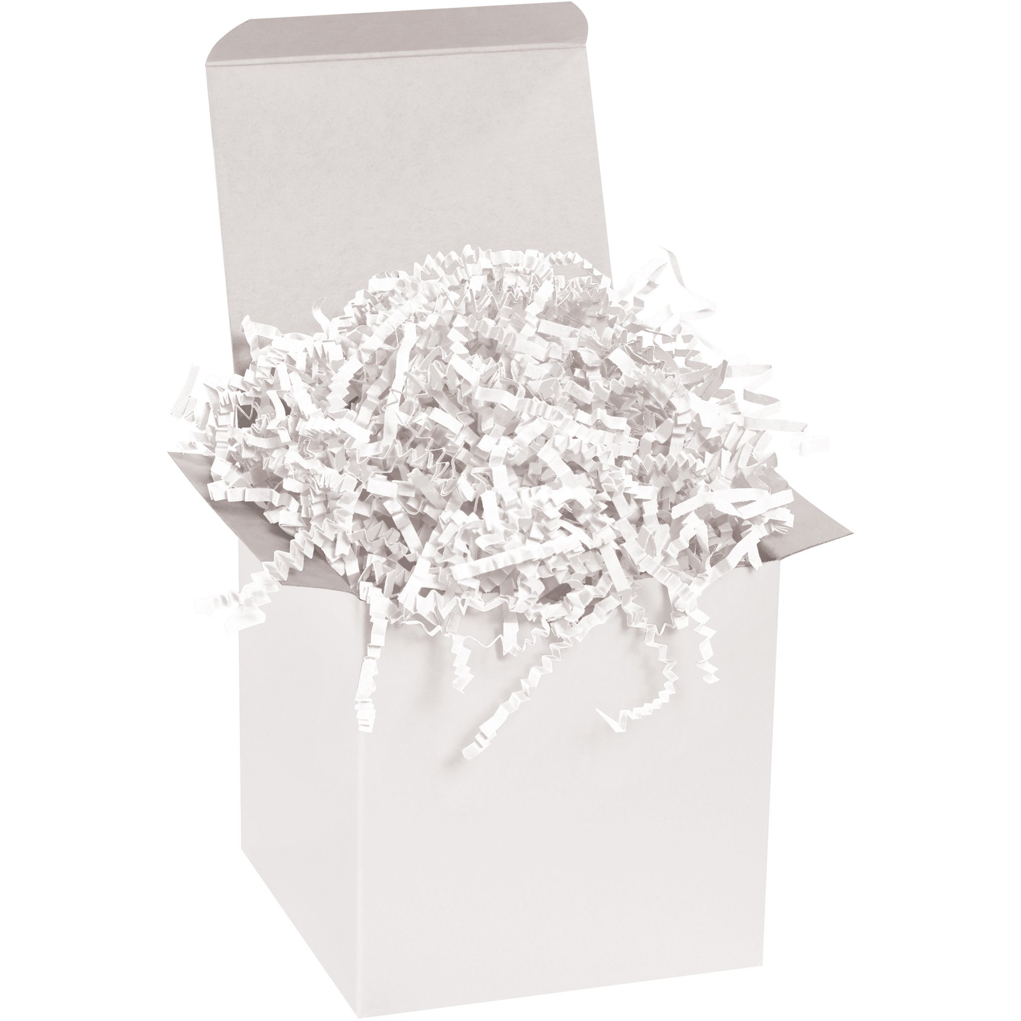 Premium White Crinkle Paper Filler - 40 lb Bulk Pack for Shipping, Packing & Moving | Eco-Friendly Box & Basket Stuffing, Gift Wrapping, Holiday Decorations & DIY Crafts | Perfect for Ecommerce, Retail Packaging & Home Organization