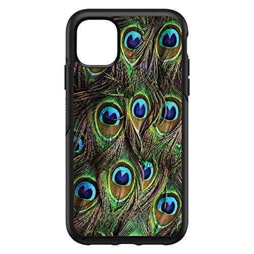 Peacock Feathers On Black Case