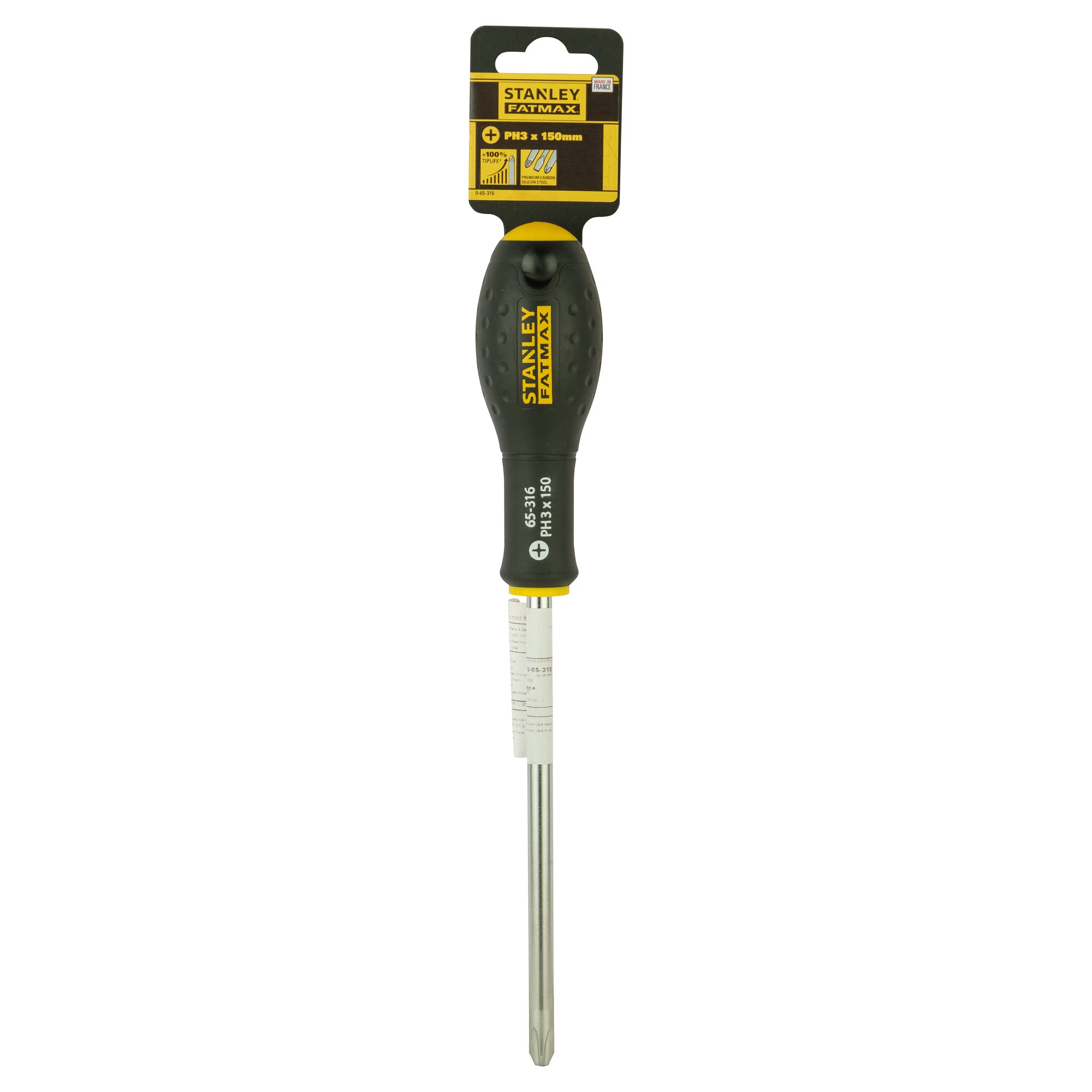 Stanley PH3 Steel Screwdriver - Durable & Multicolor for Home Repair, DIY Projects & Professional Use