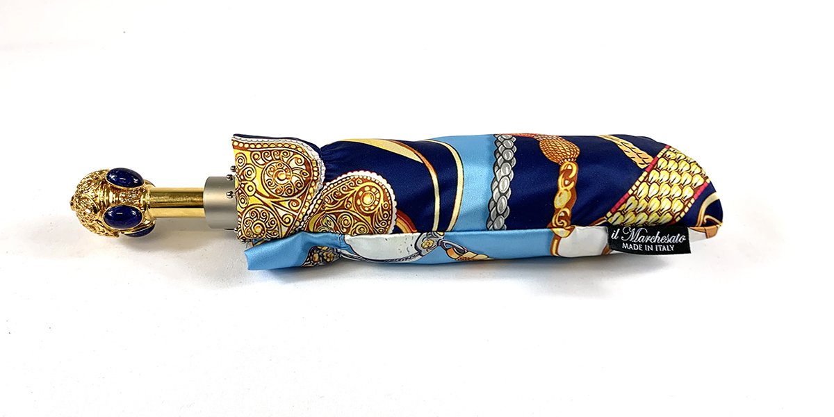 Stylish Women's Folding Umbrella - Compact Windproof Travel Umbrella with Exclusive Floral Design for Rainy Days, Commuting & Outdoor Activities