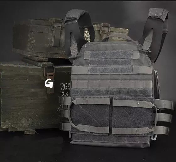 JPC 2.0 Jumpable Plate Carrier Vest - Tactical Body Armor for Military & Airsoft - Lightweight Bulletproof Vest for Outdoor, Training & Combat Use