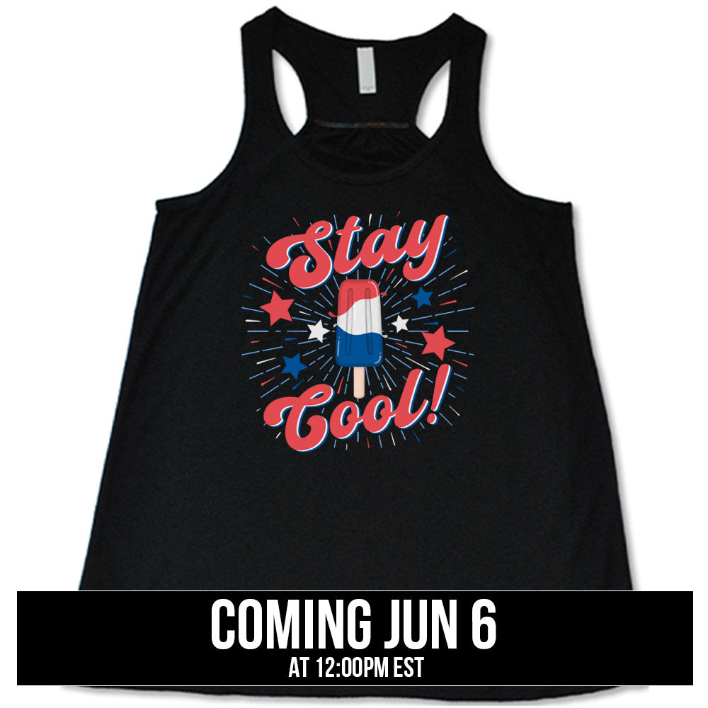 Stay Cool Popsicle Shirt - Fun Summer Graphic Tee for Men & Women - Perfect for Beach, Pool Parties & Casual Outings