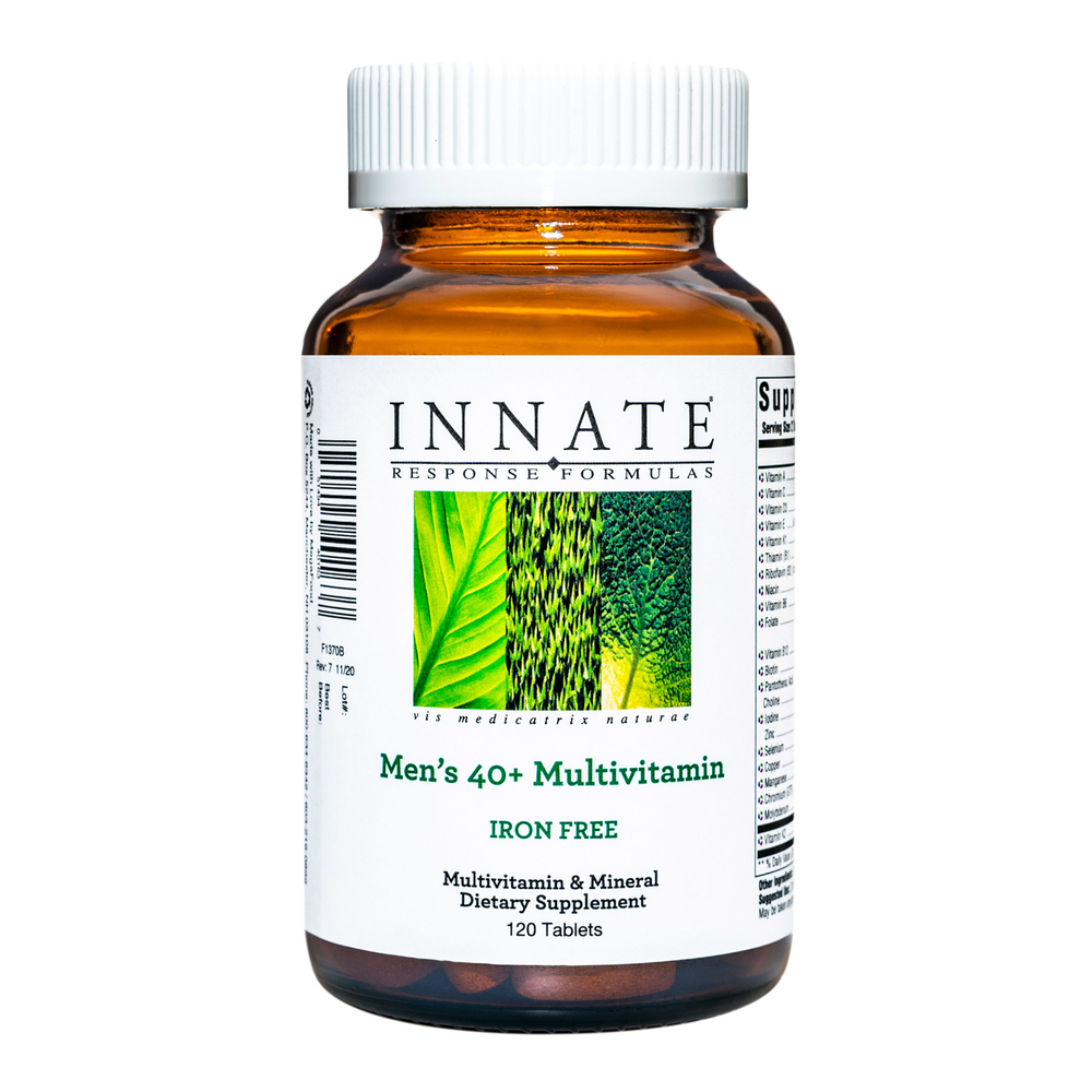 Innate Response Men's 40+ Multivitamin - 120 Tablets for Immune Support, Energy & Heart Health | Daily Supplement for Active Men Over 40 | Gym, Work & Outdoor Activities