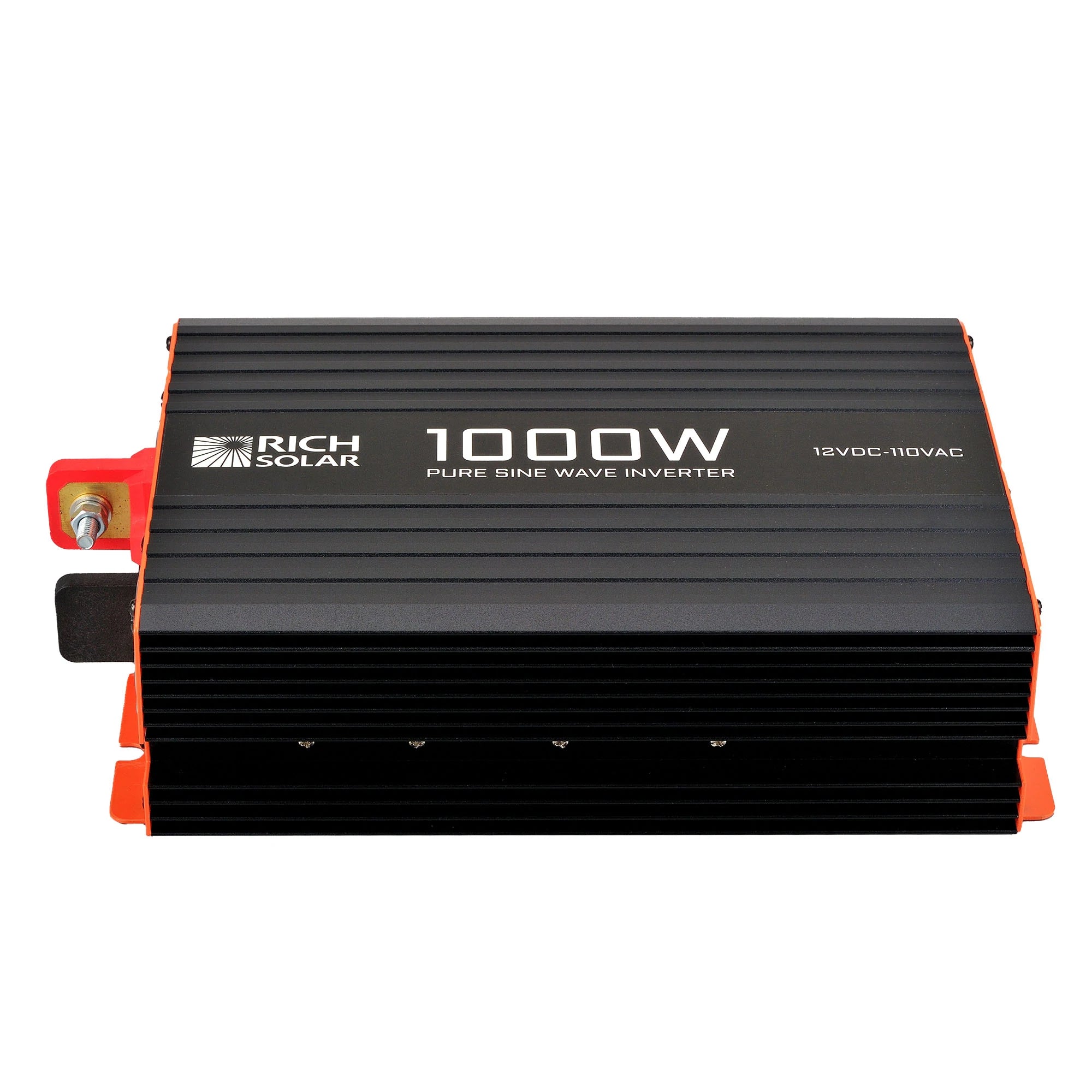 Rich Solar 1000W Pure Sine Wave Power Inverter for RV, Solar System & Off-Grid Use | Heavy Duty 12V/24V to 110V AC Converter | Camping, Marine & Emergency Backup