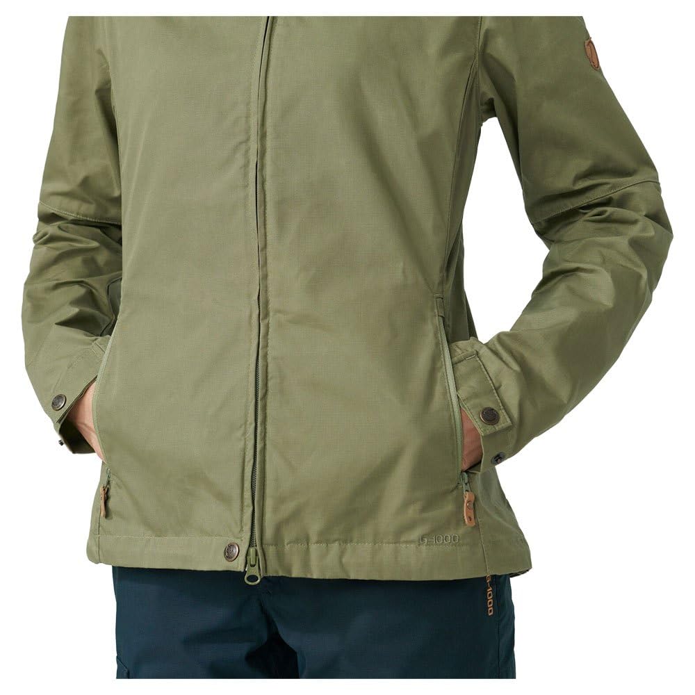 Fjallraven Stina Jacket for Women - Waterproof Outdoor Windbreaker with Hood - Perfect for Hiking, Camping & Travel