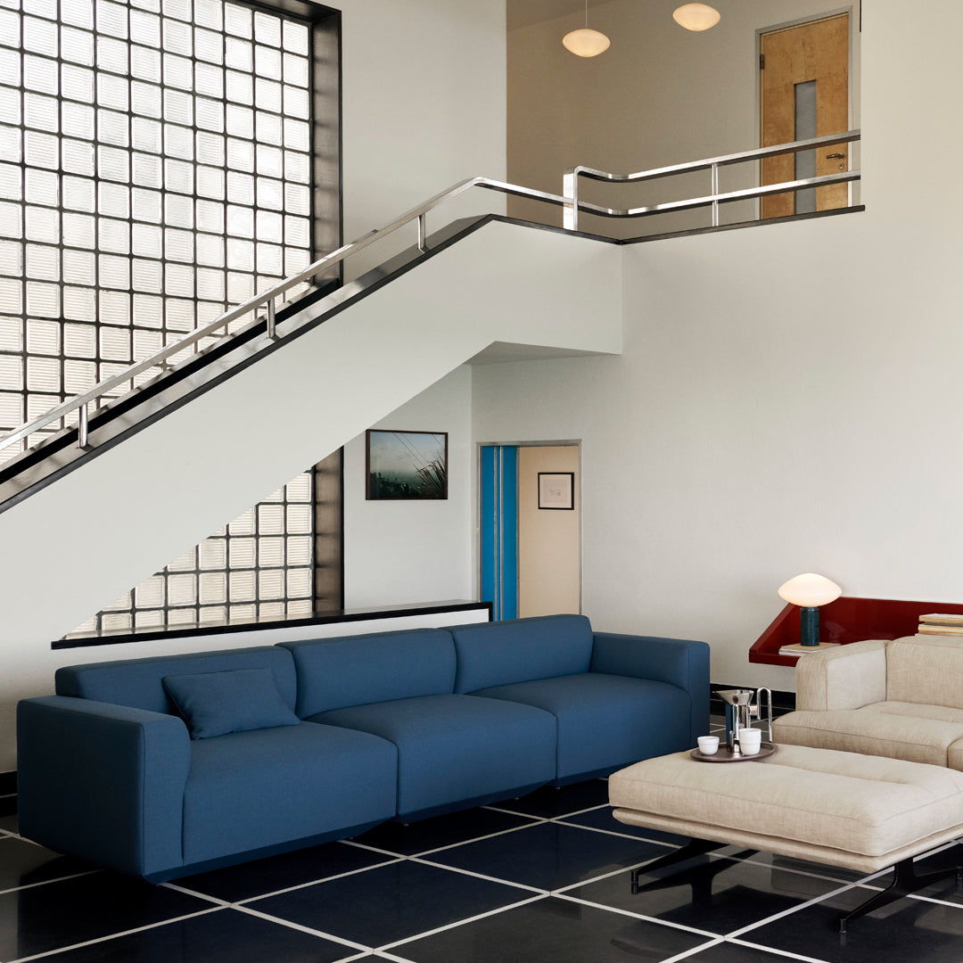 Develius Model D 3-Seater Sofa - Modern Living Room Furniture for Small Spaces, Comfortable Couch for Home, Office, and Lounge Areas
