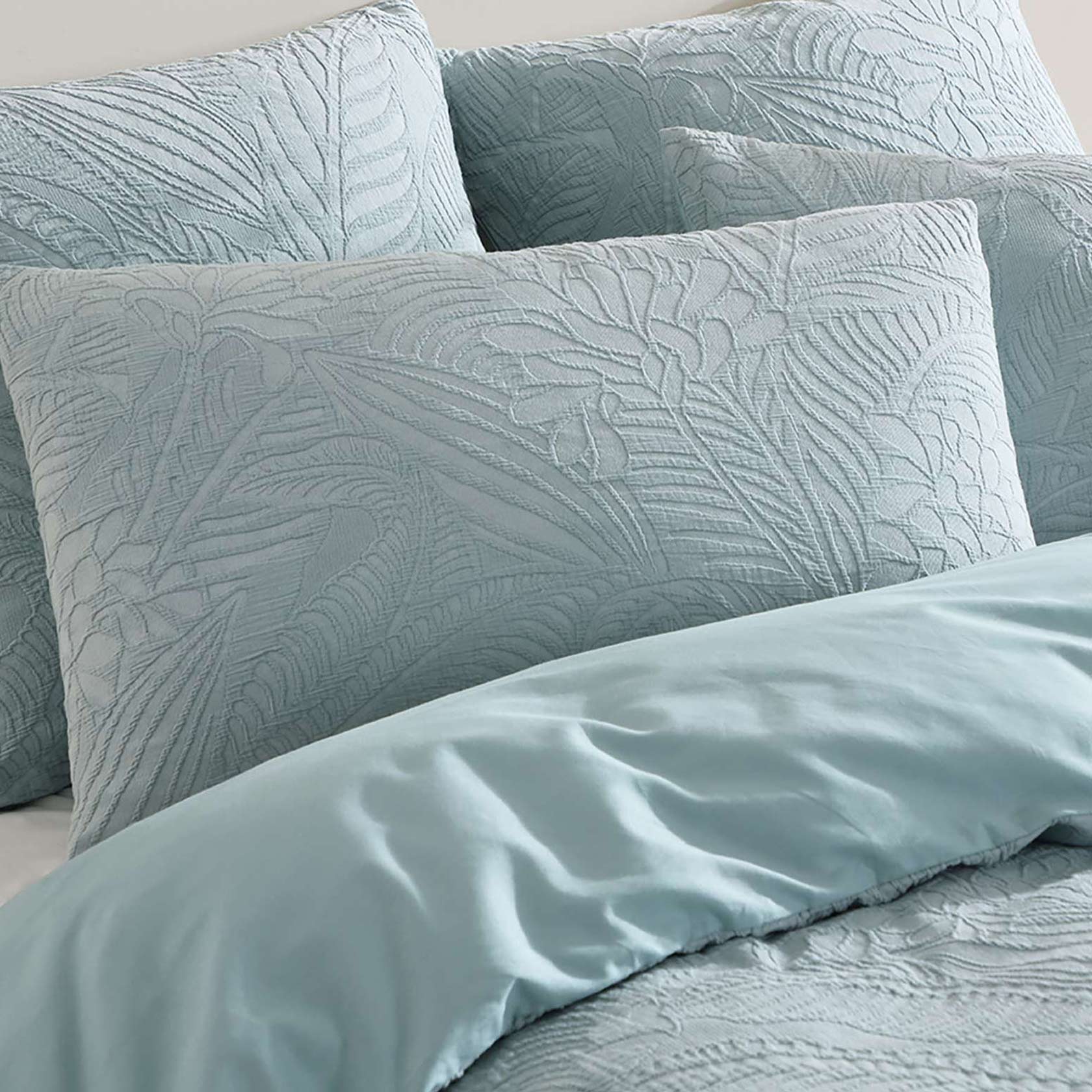 Kaia Sage Breakfast Cushion by Logan and Mason Platinum - Premium Throw Pillow for Sofa, Bed & Breakfast Nook - Cozy Home Decor Accent