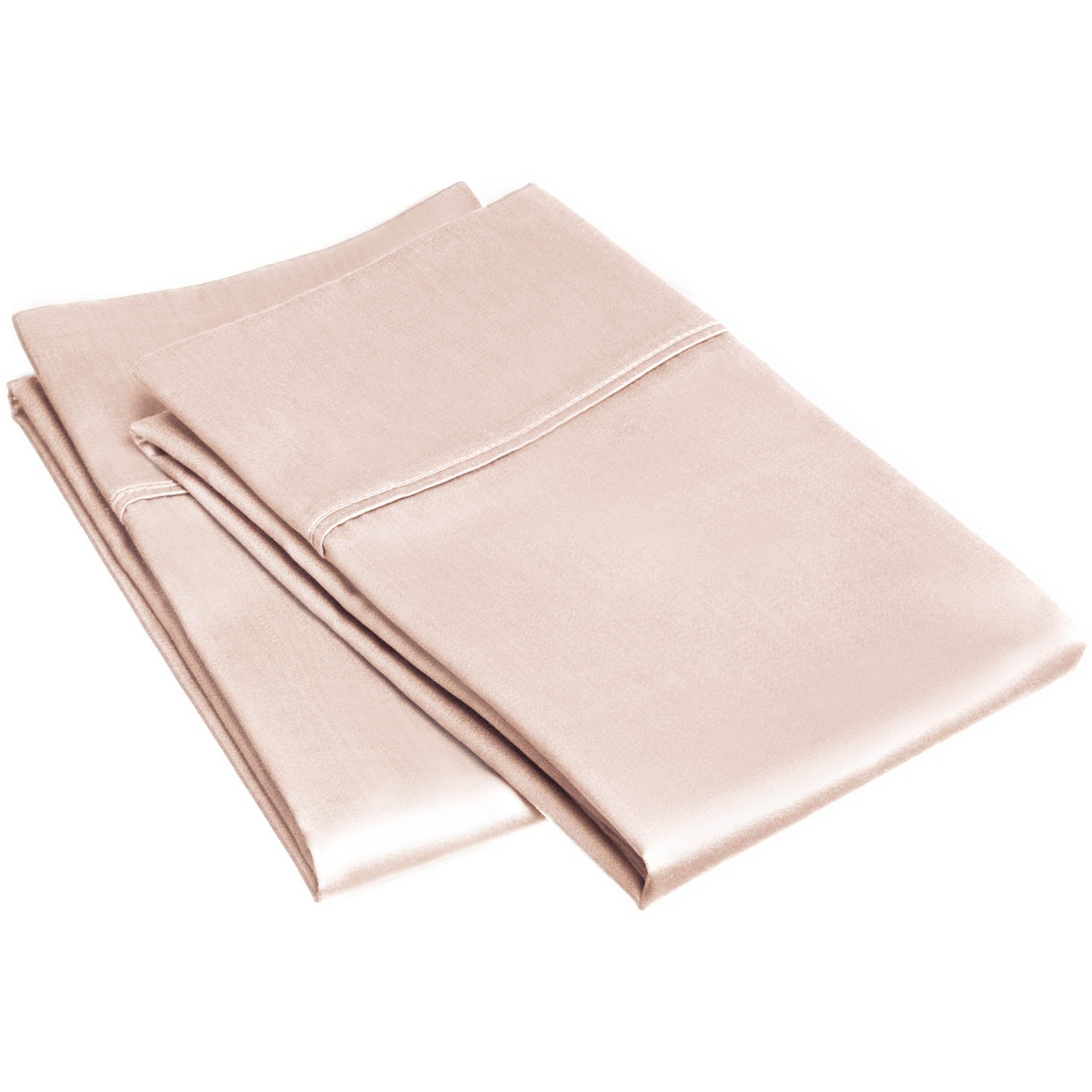 Premium 400 Thread Count Egyptian Cotton Pillowcase Set of 2 - Ultra Soft & Breathable Bedding for Luxury Hotels & Home Use