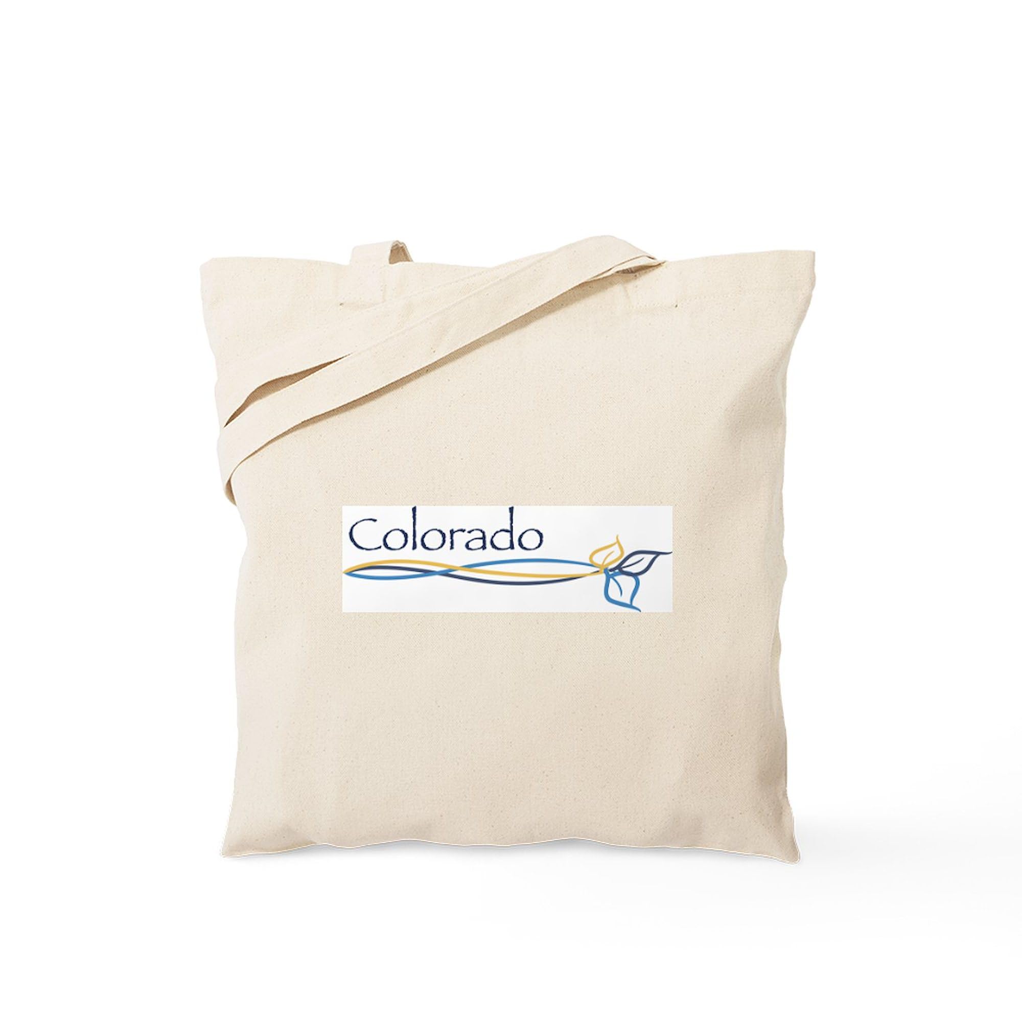 Colorado Aspen Tree Branch Tote Bag - Natural Canvas Reusable Shopping Bag for Groceries, Beach & Everyday Use