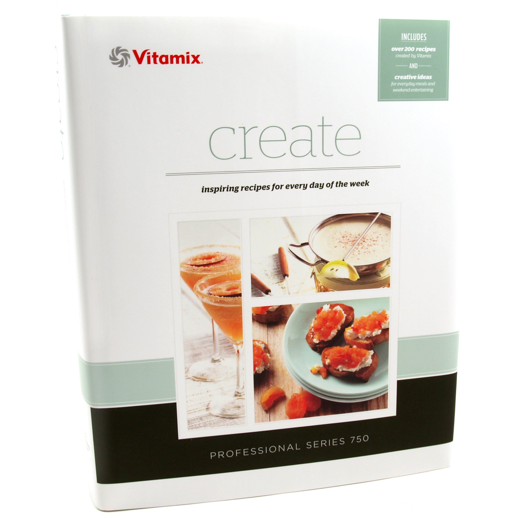 Vitamix 'Create' Recipe Book - Healthy Smoothies, Soups & Desserts for Blenders | Perfect for Home Cooking & Meal Prep