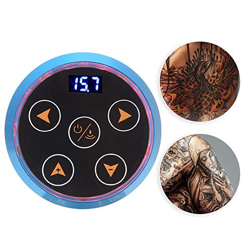 Professional LCD Tattoo Power Supply for Tattoo Machines & Pens - Adjustable Voltage Digital Power Source for Tattoo Artists | Perfect for Studio, Home & Professional Tattooing