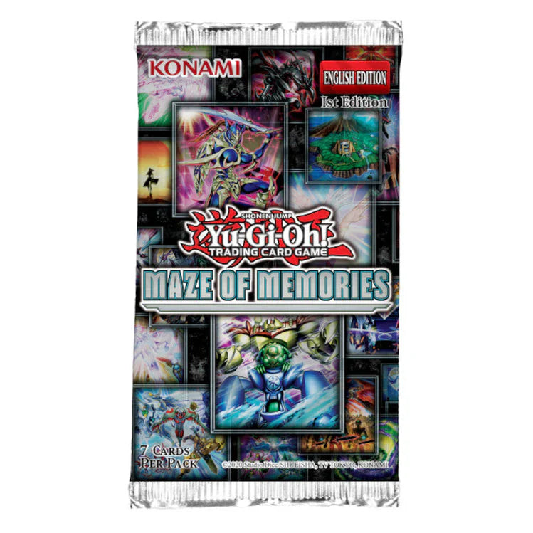 Yu Gi Oh! TCG Maze of Memories Booster Pack - 24 Cards for Collectors & Players - Perfect for Tournaments & Game Nights