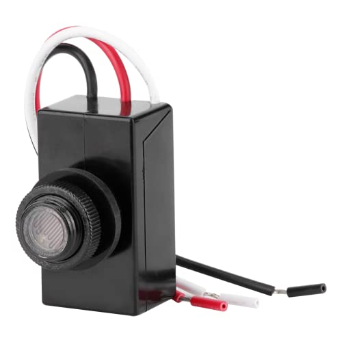Photocell Sensor - Waterproof & Sensitive Light Control Switch for Outdoor Street Lamps, Pathway Lights & Corridor Lighting | Automatic Dusk-to-Dawn Sensor for Energy Saving & Security