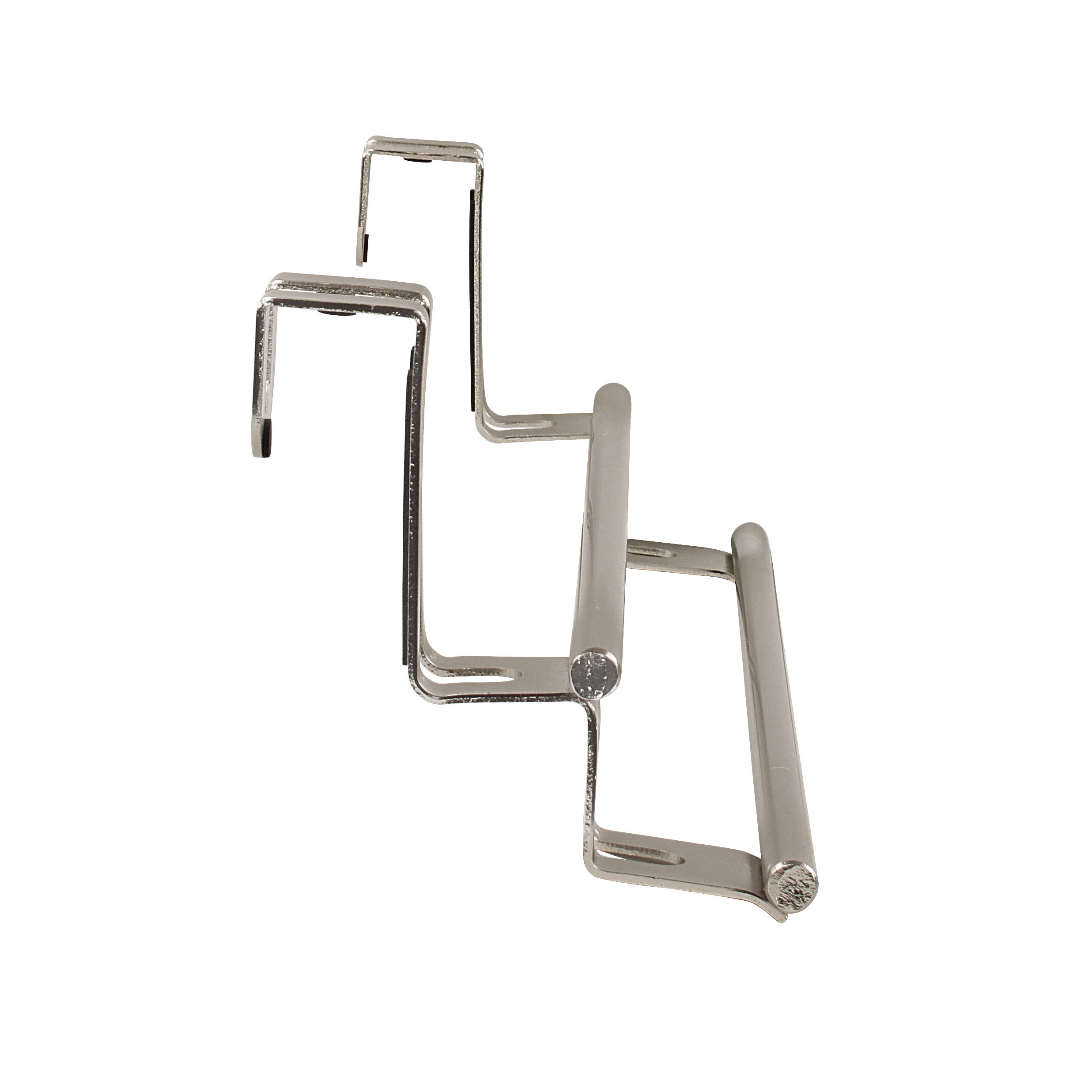 Spectrum Diversified Over the Cabinet Door Towel Bar - Brushed Nickel Finish for Bathroom, Kitchen & Closet Organization