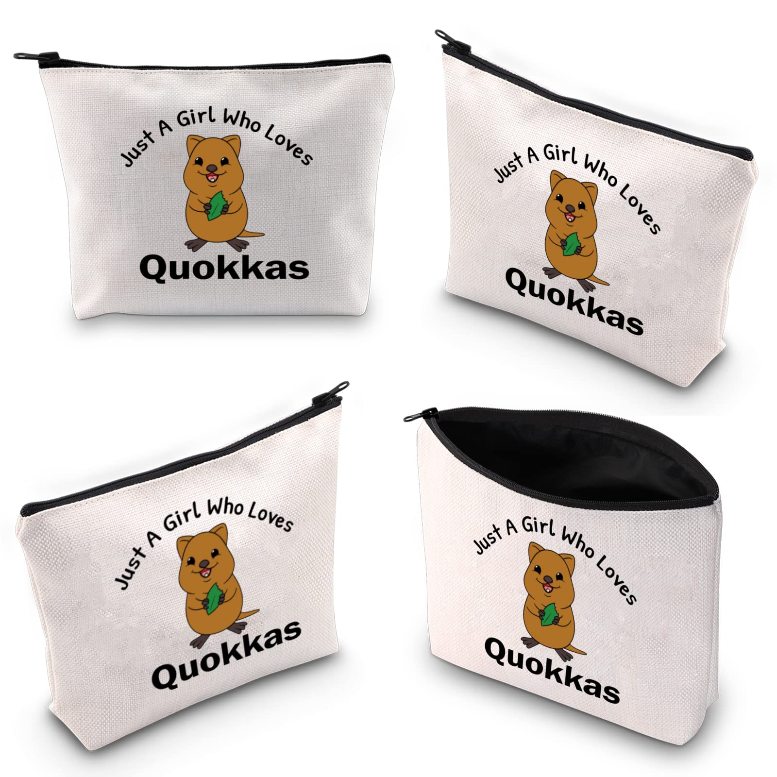XYANFA Quokka Makeup Bag - Cute Australian Wildlife Cosmetic Pouch for Quokka Lovers | Perfect Gift for Animal Enthusiasts & Travel Essentials Organizer