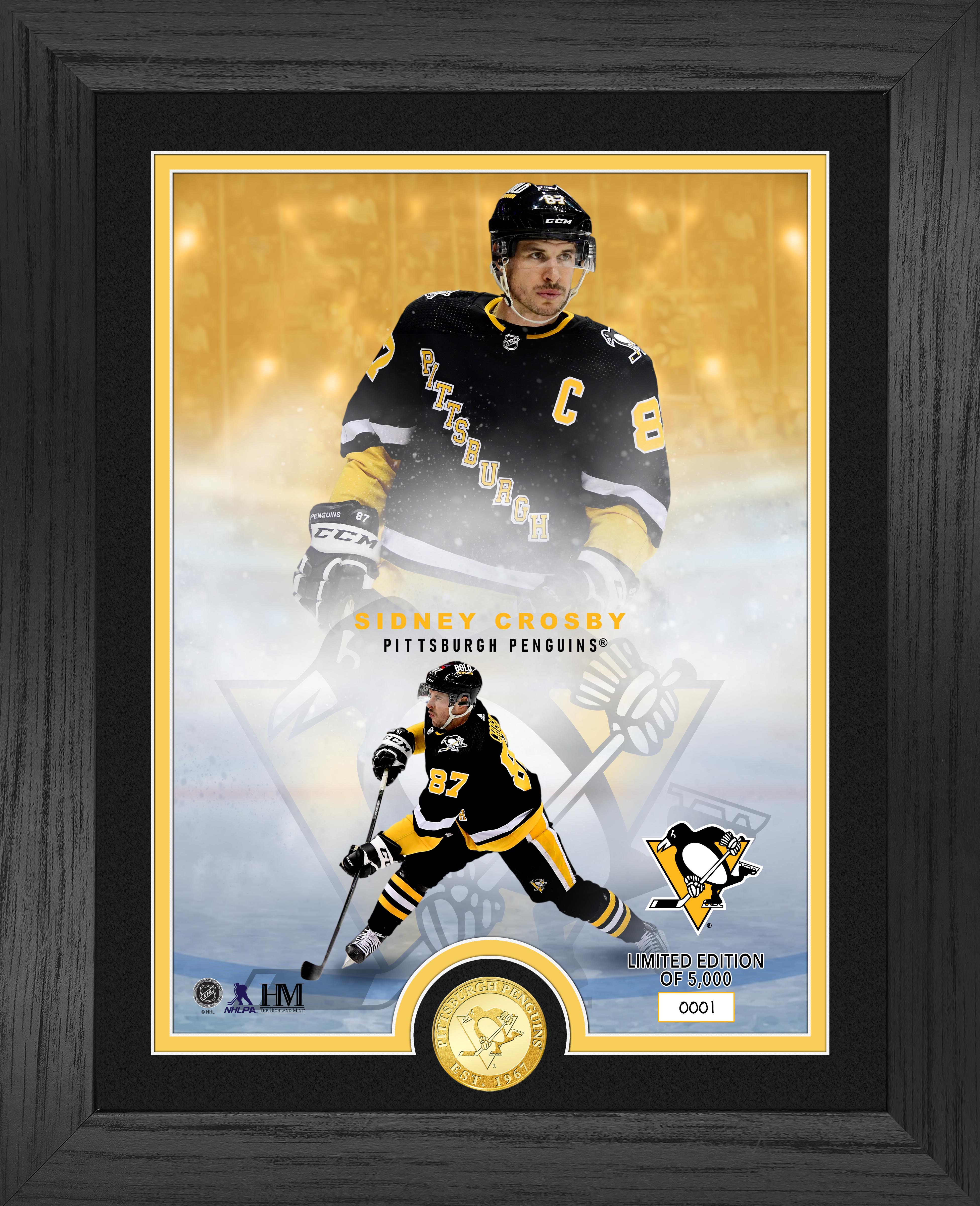 Pittsburgh Penguins Sidney Crosby Legends Bronze Coin Photo Mint - Limited Edition Collectible for Hockey Fans & NHL Memorabilia Enthusiasts - Perfect for Display, Gifts & Sports Collections