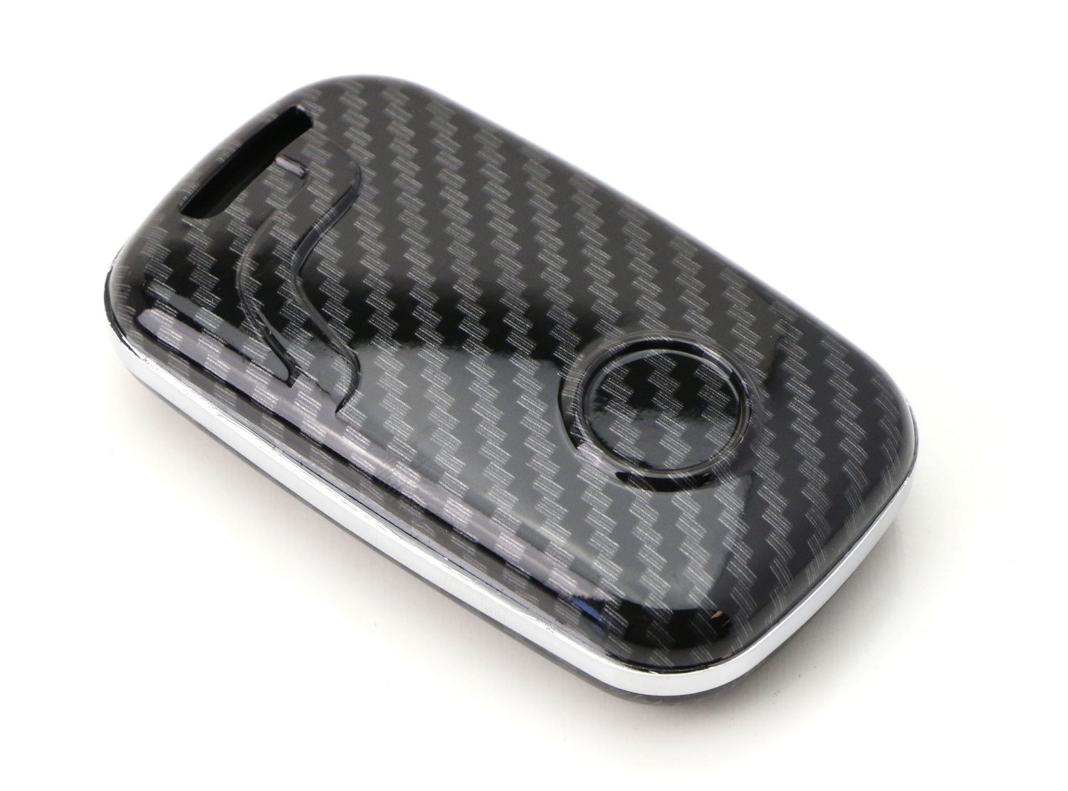 Premium Black Carbon Fiber Key Fob Cover Replacement for Lexus IS ES GS LS CT LX GX RX - Durable & Stylish Car Accessory for Everyday Use