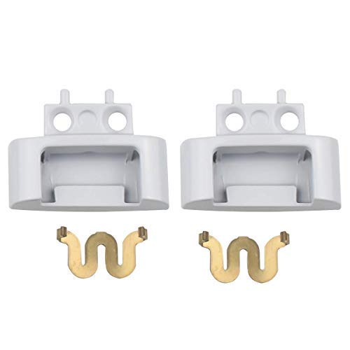 Beats Solo3 & Solo2 Wireless Headphone Replacement Headband Hinge Clip Cover + Pin Repair Kit (White) - Durable Accessories for Headphone Maintenance & DIY Fixes - Perfect for Home, Office & Travel Use