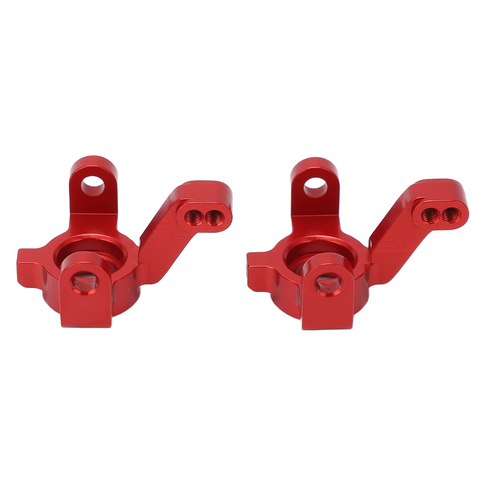 1/18 Scale RC Crawler Steering Cup & Knuckle Arm - Lightweight Aluminum Alloy (Red) | Perfect for Off-Road Crawling & Rock Climbing Performance Upgrades