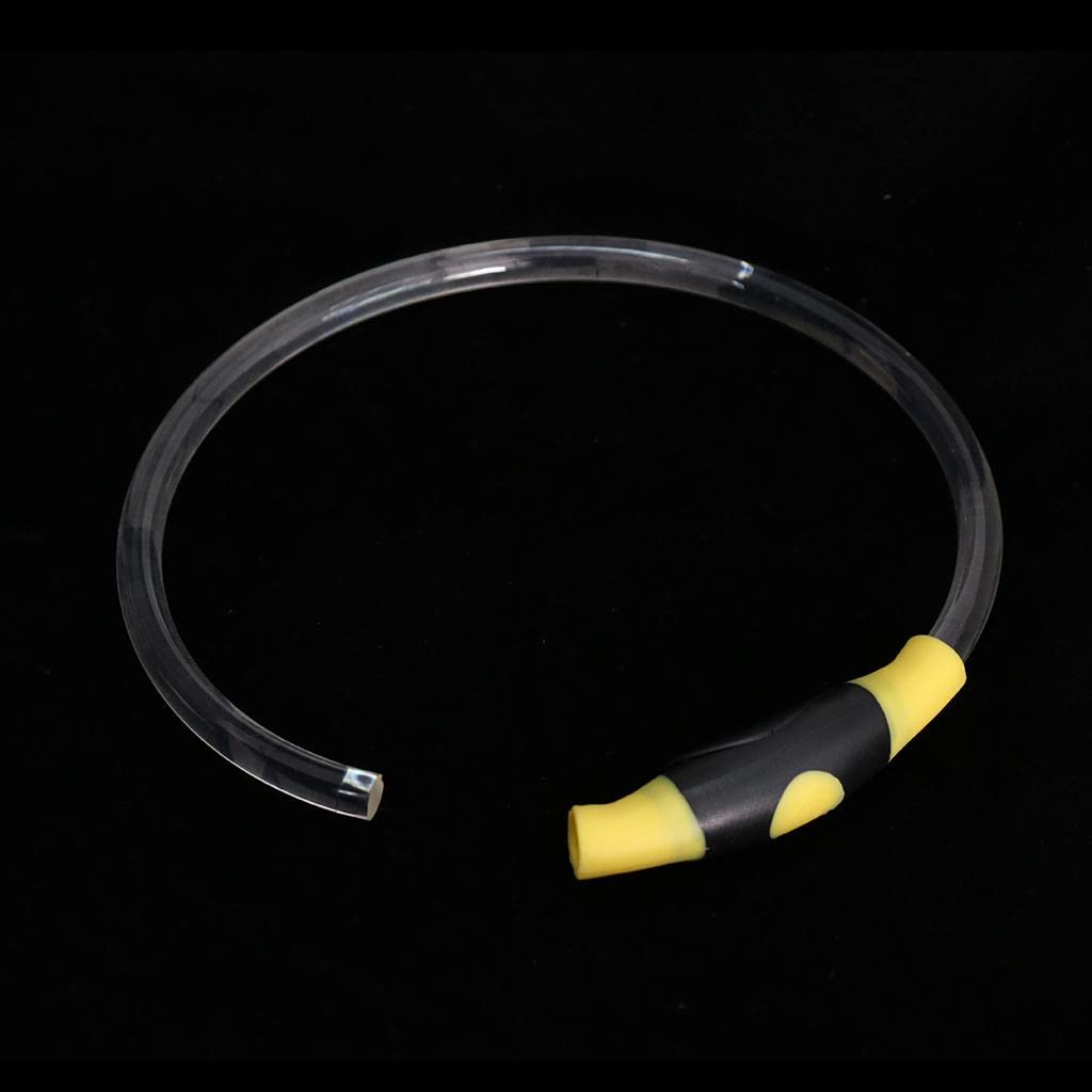 Enakshi LED Dog Collar with Battery - Glowing Pet Safety Collar for Night Walks | Yellow Light | Waterproof & Adjustable | Perfect for Dogs & Cats | Ideal for Evening Jogging, Camping & Nighttime Visibility