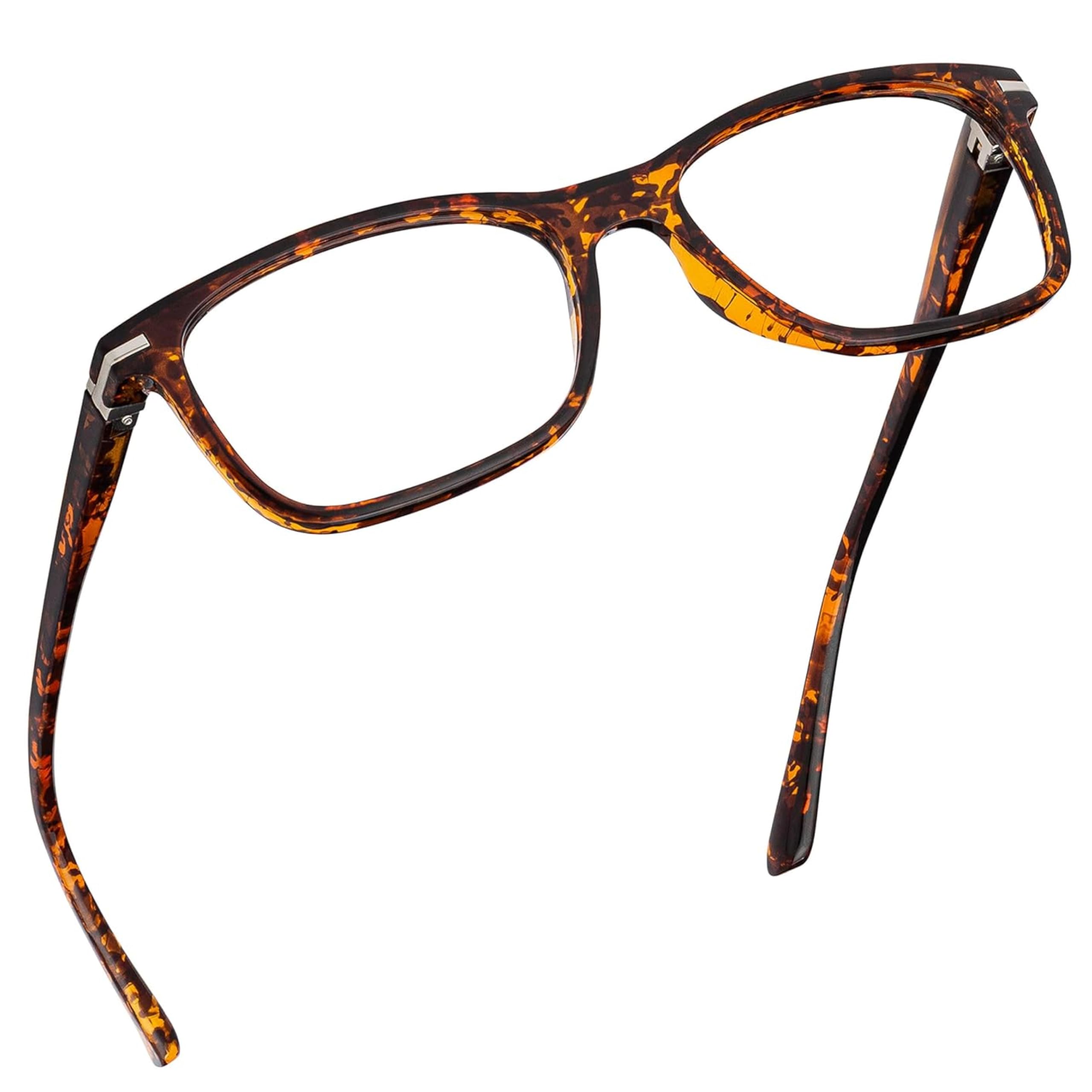 Blue Light Blocking Reading Glasses 1.50 Magnification - Tortoise Computer Eyeglasses with Anti-Reflective Lens for Men & Women | UV Protection, Anti-Glare & Eye Strain Relief | Perfect for Office Work, Gaming & Screen Time