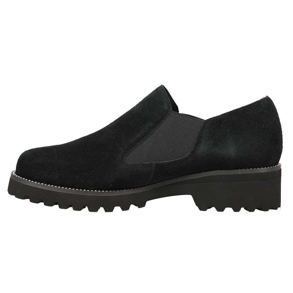 VANELi Women's Zivana Lug Sole Loafers - Comfortable Black Slip-On Shoes for Casual Wear, Work & Everyday Outfits