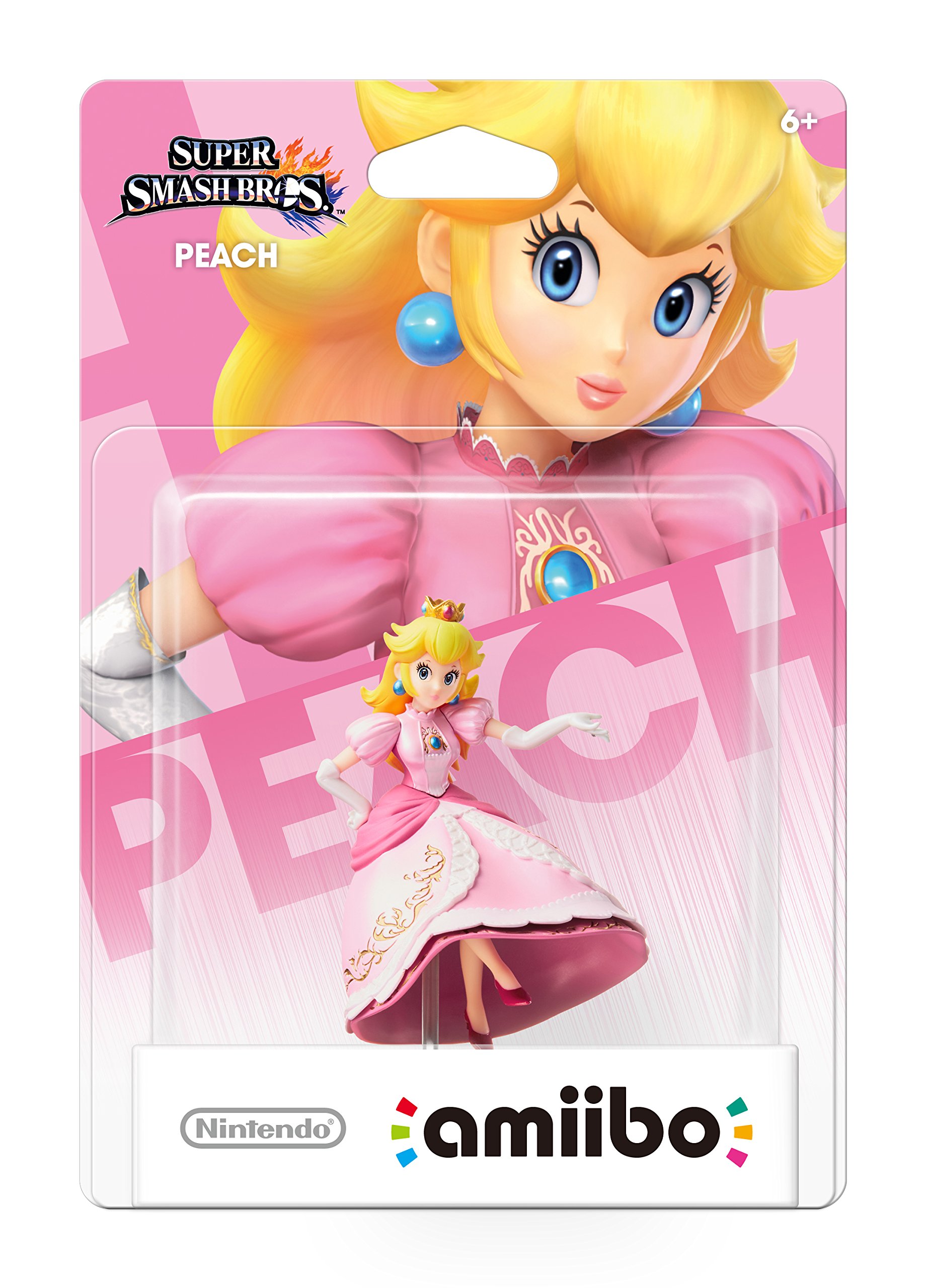 Nintendo Peach amiibo Figure for Wii U & Switch - Super Mario Series Collectible - Perfect for Gaming & Display