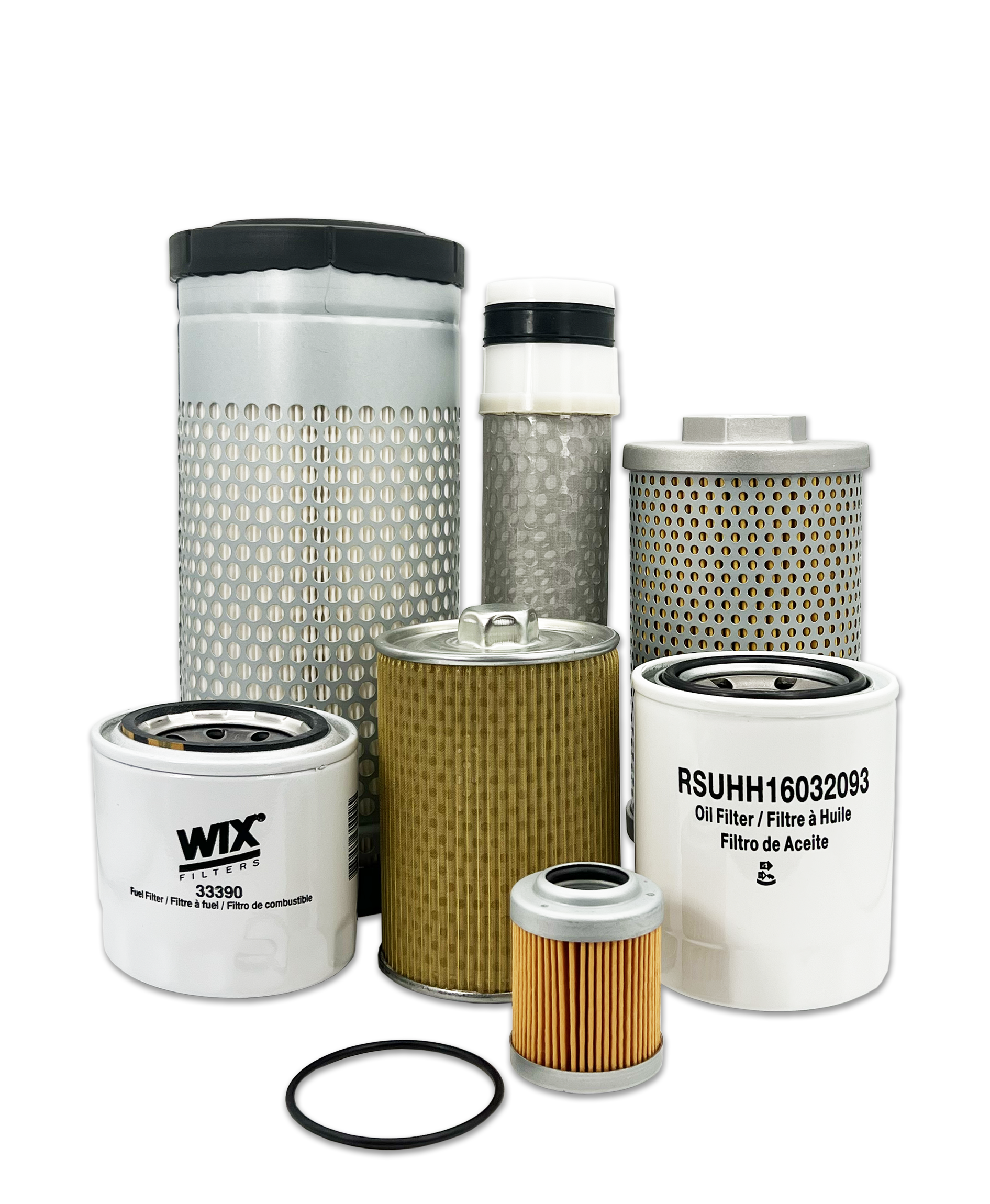HERO® Maintenance Filter Kit for Kubota KX71-3 Mini Excavator - Air, Oil & Hydraulic Filters Replacement Set | Perfect for Construction, Landscaping & Farm Equipment Maintenance