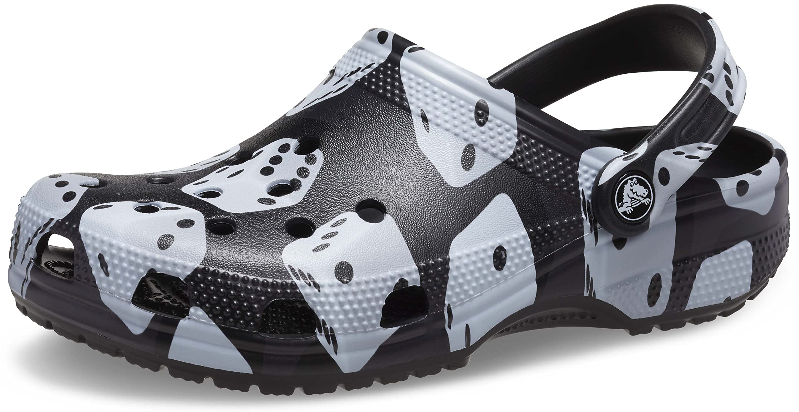 Crocs Unisex-Adult Classic Graphic Clogs - Comfortable Slip-On Shoes for Men & Women - Perfect for Casual Wear, Gardening, Beach & Indoor Use