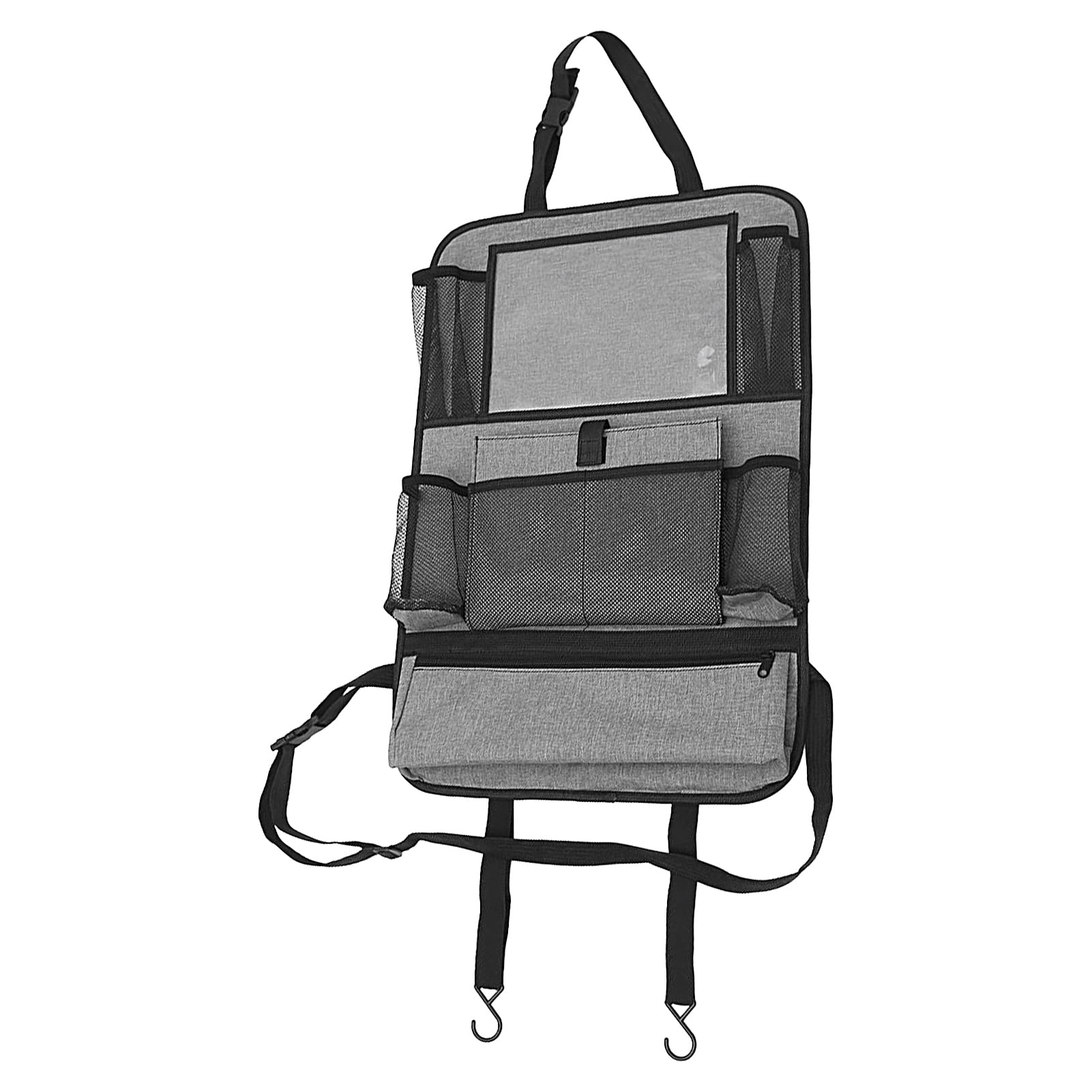 Car Backseat Organizer with Storage Pockets & Tablet Holder - Kids Travel Organizer for Toys, Snacks & Essentials - Perfect for Road Trips & Family Car Rides