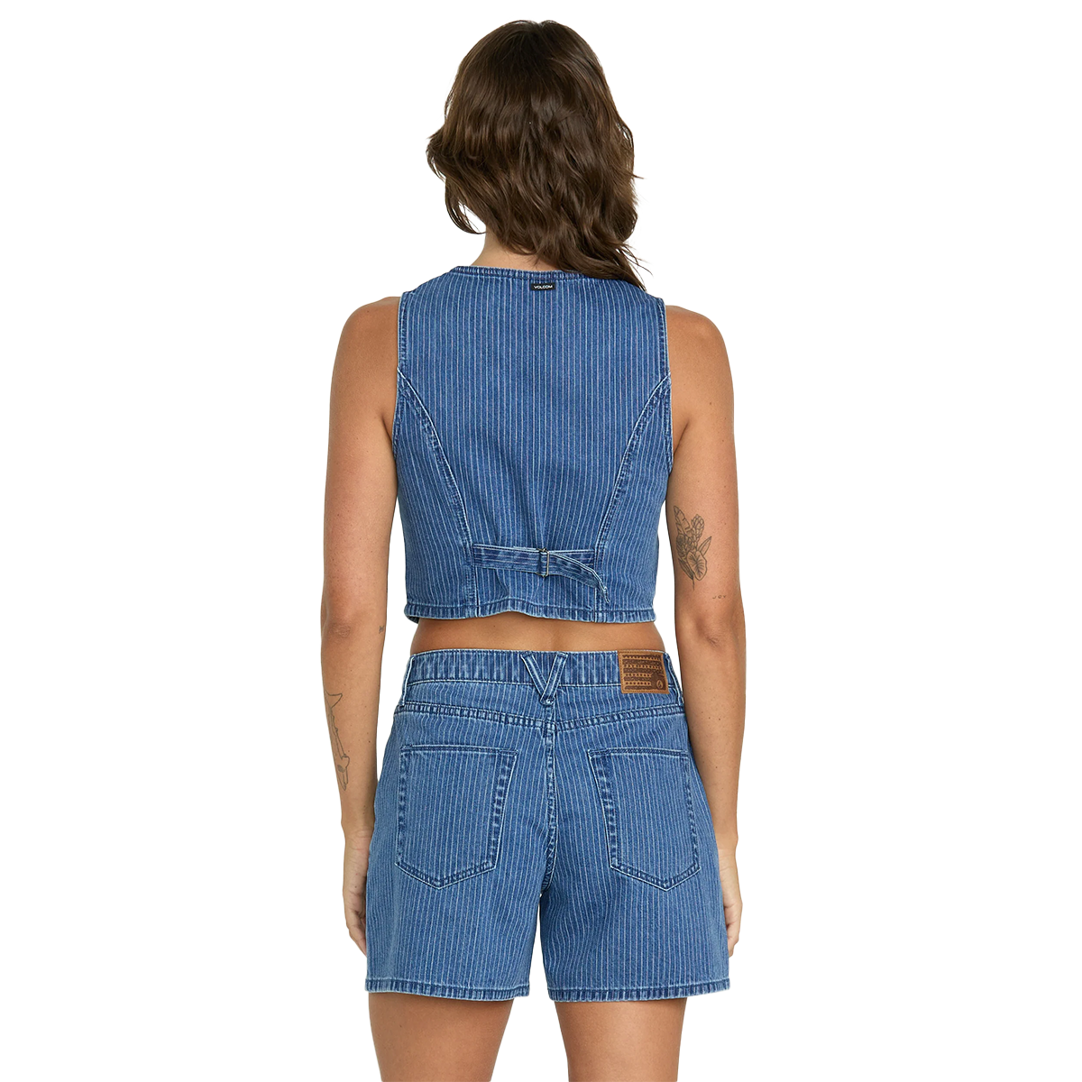 Volcom Women's Stoned Boyfriend Shorts - Striped Casual Summer Shorts for Beach, Yoga & Everyday Wear