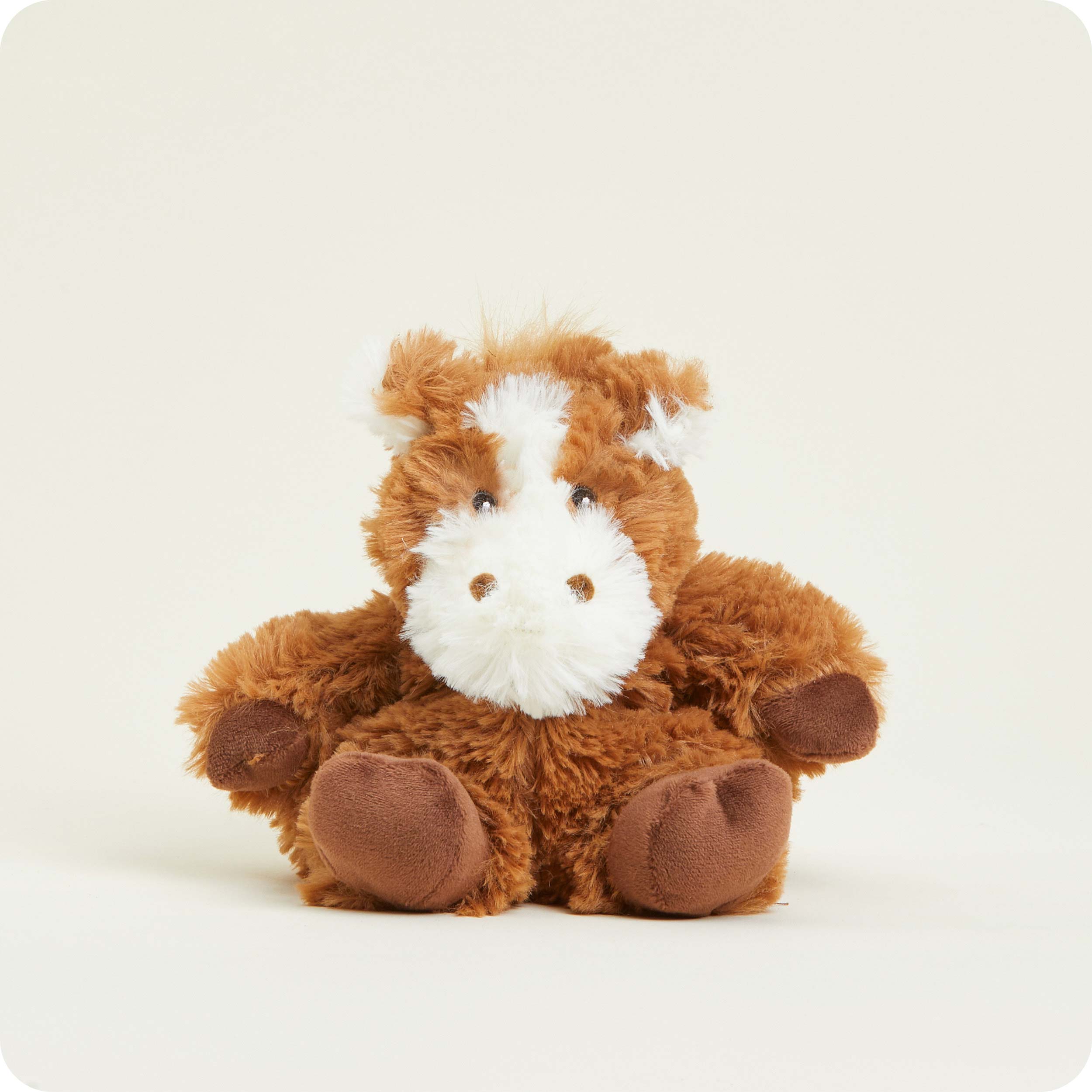 Horse Warmies Junior Plush Stuffed Animal - Soft & Cuddly Microwaveable Heating Pad for Kids - Perfect for Bedtime, Relaxation & Comfort