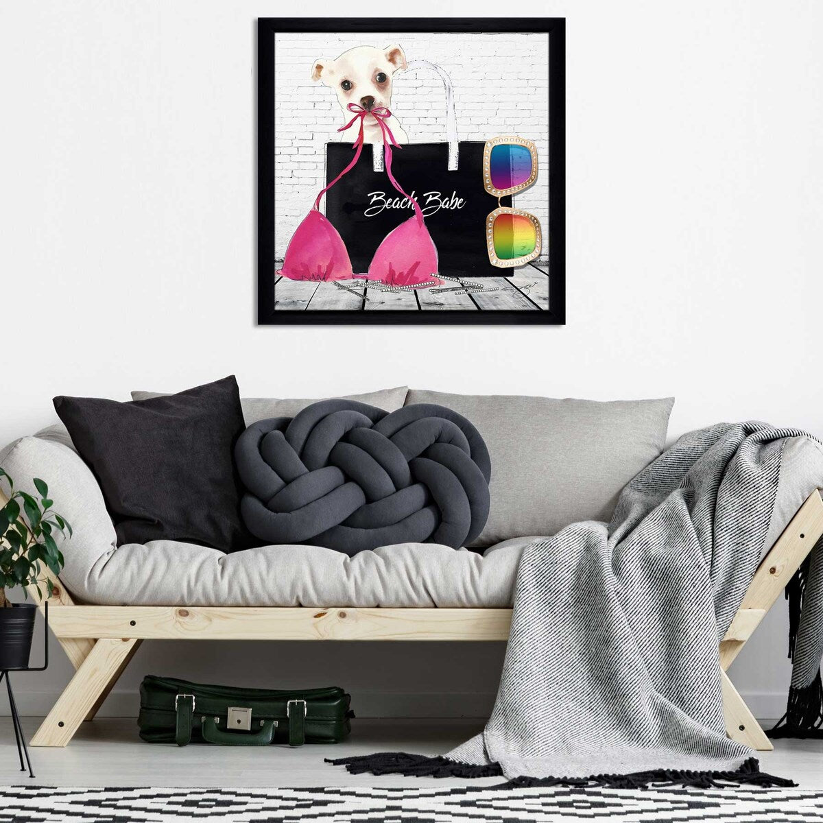 Beach Babe by Jodi - Vibrant Acrylic Wall Art Print for Coastal Home Decor | Perfect for Beach House, Living Room & Bedroom Wall Art