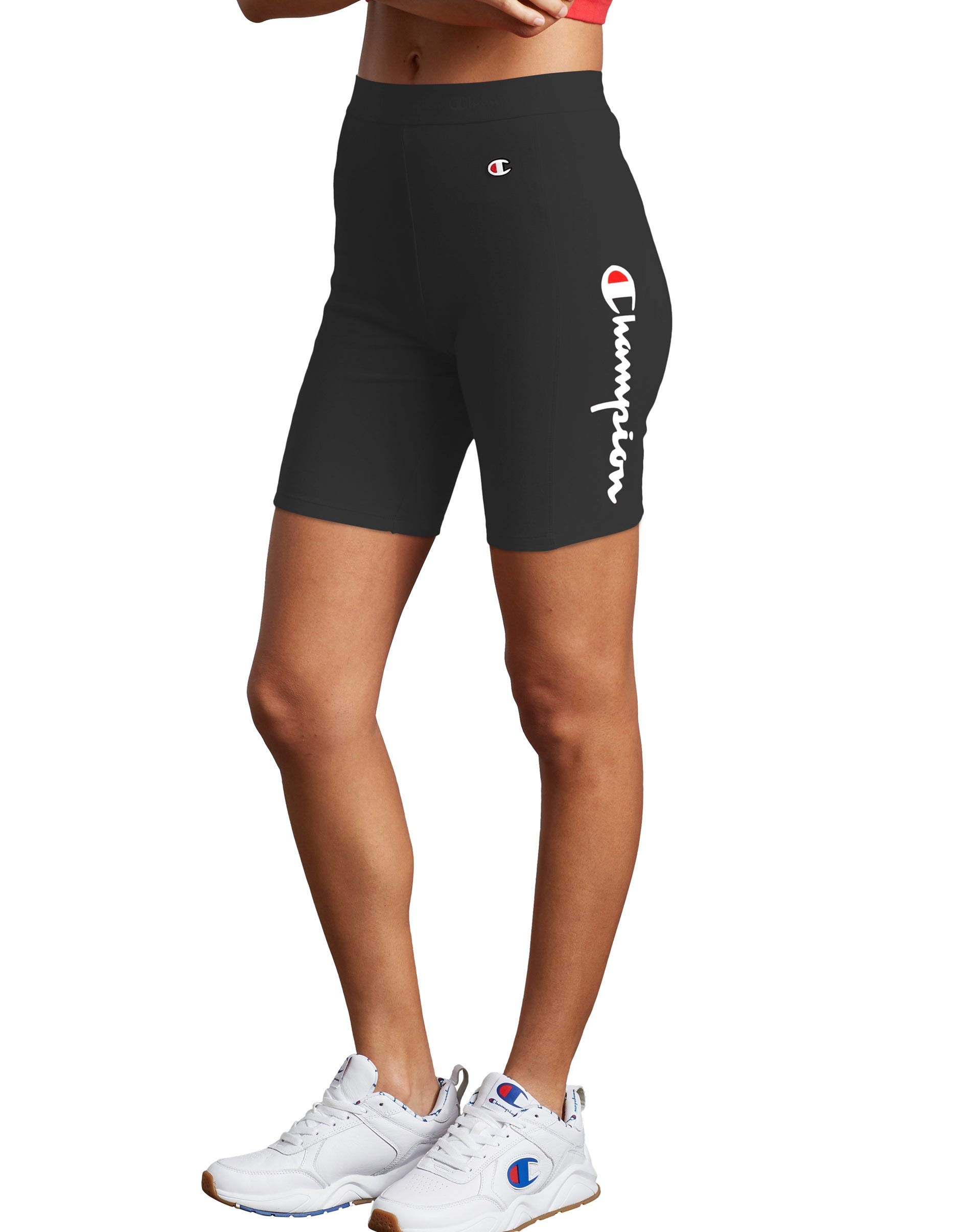 Champion Women's Everyday Bike Shorts - High Waist, Breathable & Stretchy for Cycling, Workouts & Lounge Wear - Perfect for Gym, Yoga & Casual Outfits