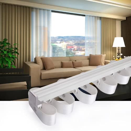 Ripplefold Snap Track with Tape Set for Curtains - 130