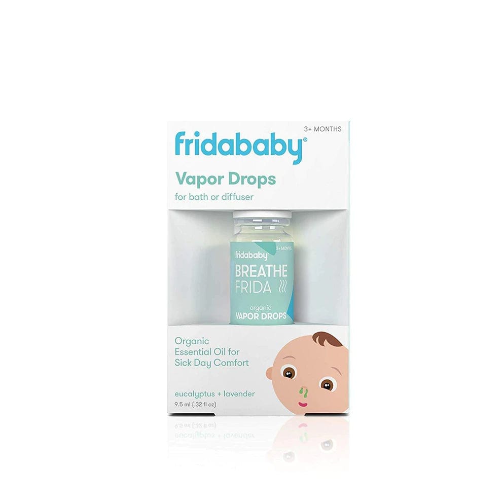 Fridababy BreatheFrida Vapor Bath Drops - Soothing Eucalyptus & Lavender Essential Oil Blend for Baby Congestion Relief - Perfect for Bath Time & Bedtime Comfort