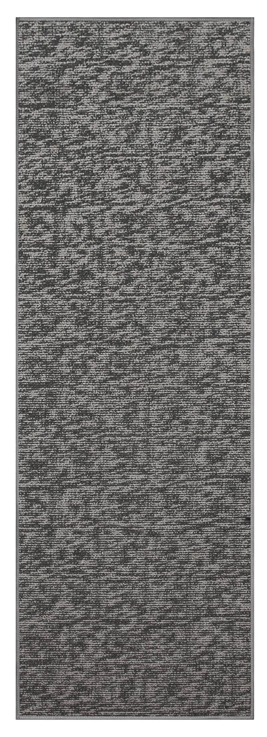 Modern Abstract Geometric Pattern Indoor/Outdoor Area Rug - Elemental Gray Runner Carpet for Hallway, Entryway, Living Room & Dining Room - USA Made 4' x 14' - Perfect for Home Decor, Office Spaces & Commercial Settings